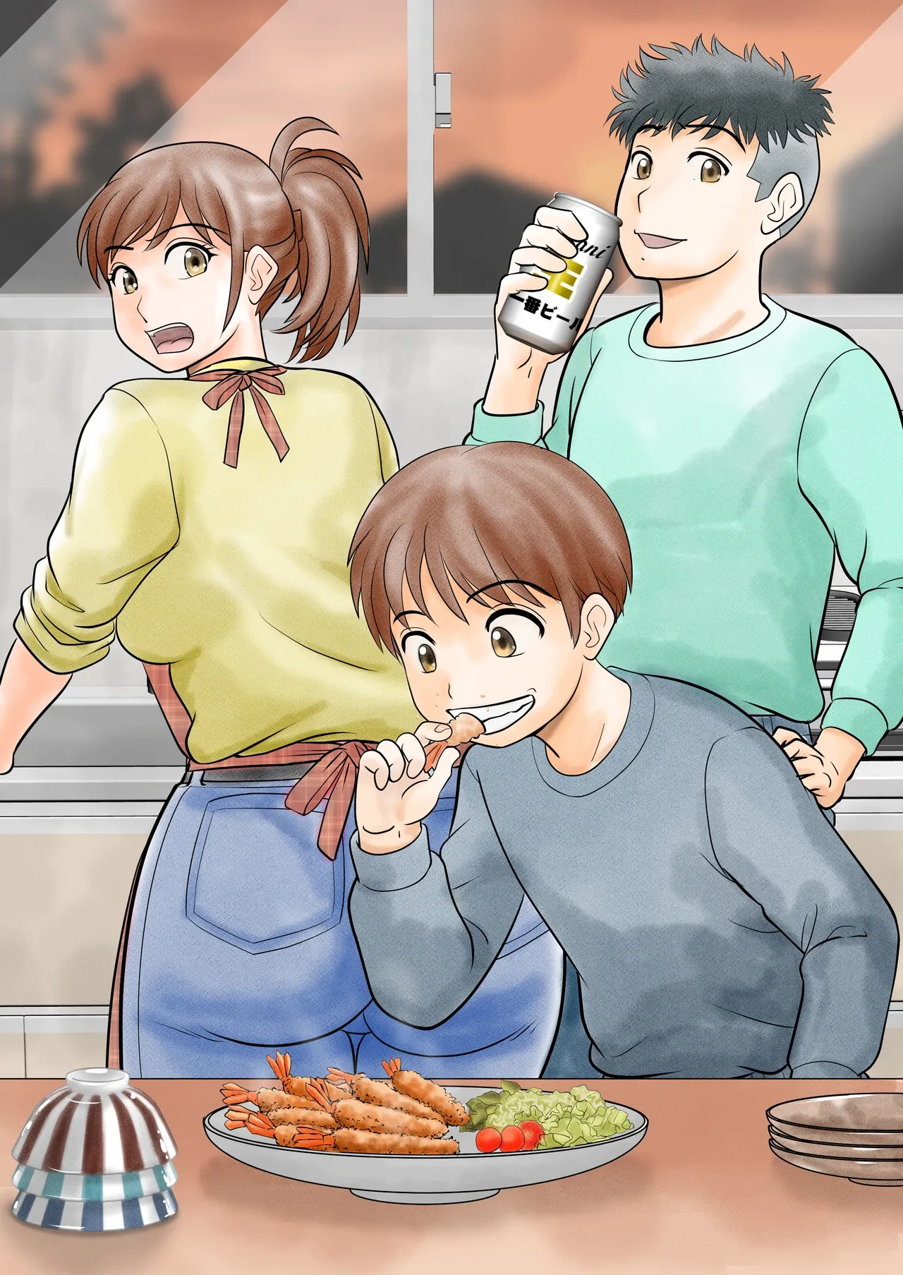 [Fuwatoro Opanchu Cake] 30-nichi go ni SEX suru Haha to Musuko Gaiden2 ~boku to kanojo to kare no ikiru michi~ [Chinese]