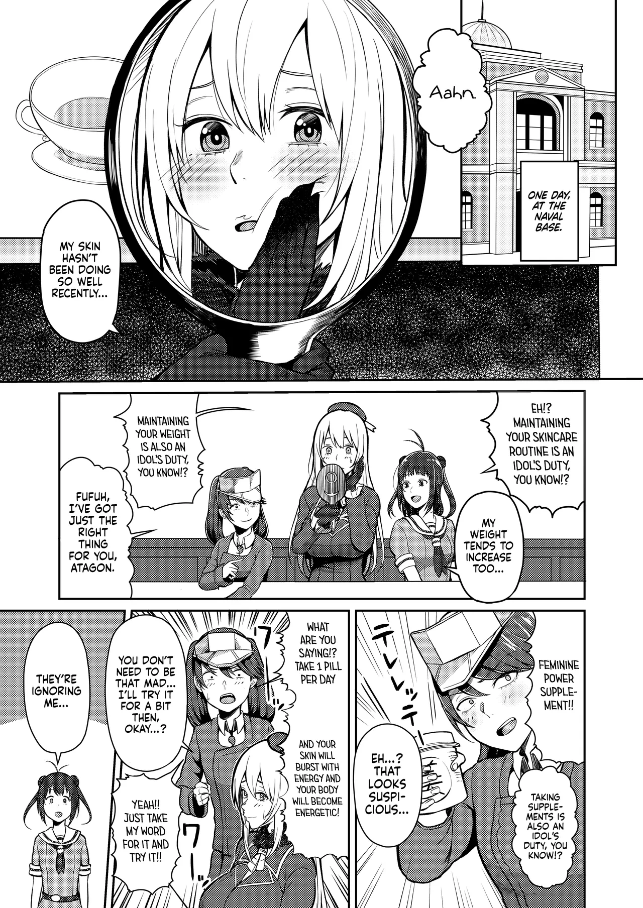 [Marshmallow Balloon (Kayumidome)] Bonyuu ga Tomaranai no... | My Breastmilk Won't Stop... (Kantai Collection -KanColle-) [English] {Doujins.com} [Digital]