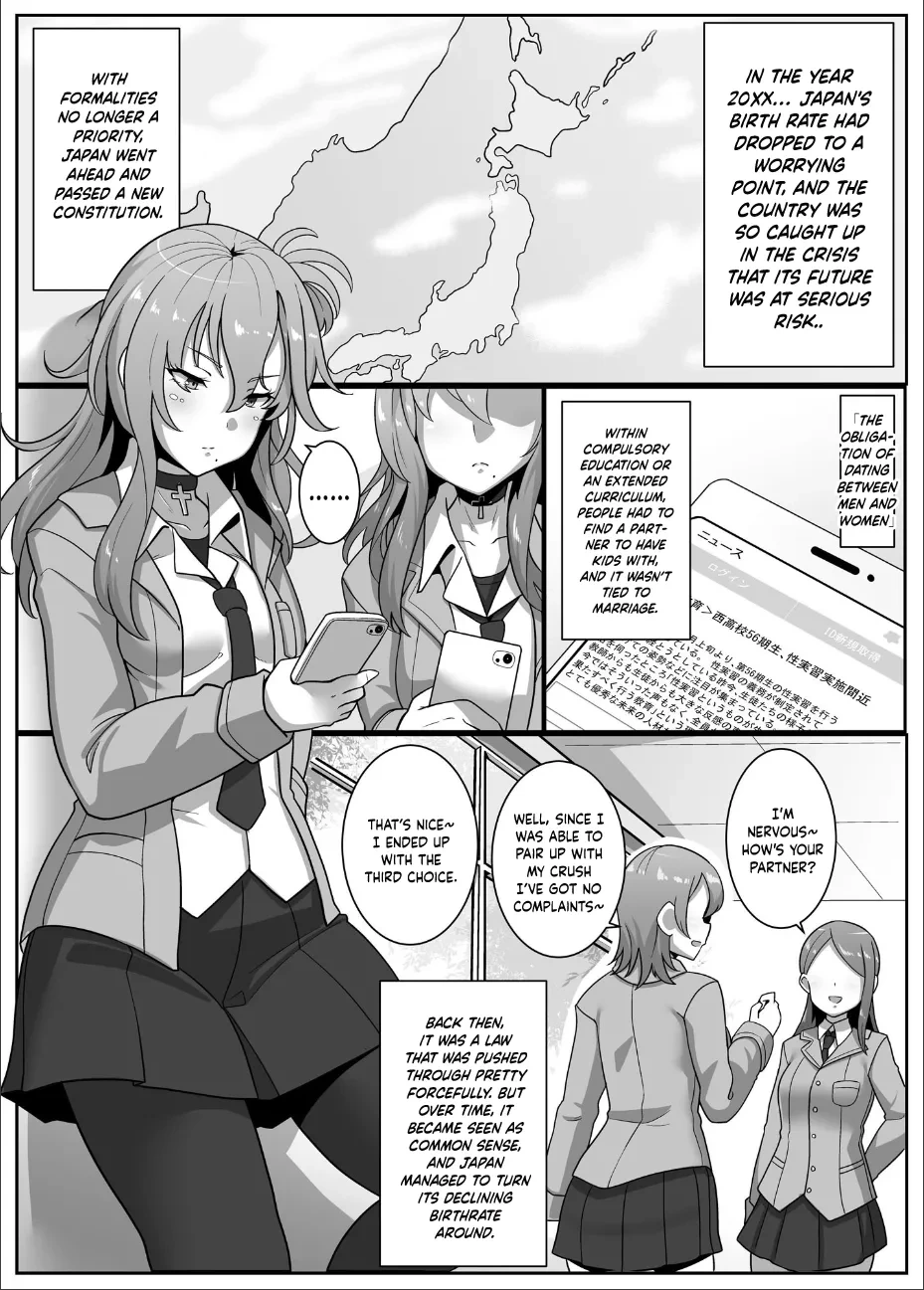 [Mukibutsu Heart (ryuun)] Ninshin Gimu Kyouiku ~Danjo Kousai to Kozukuri ga Gimuzukerareta Jidai [English] [DKKMD Translations] [Digital]