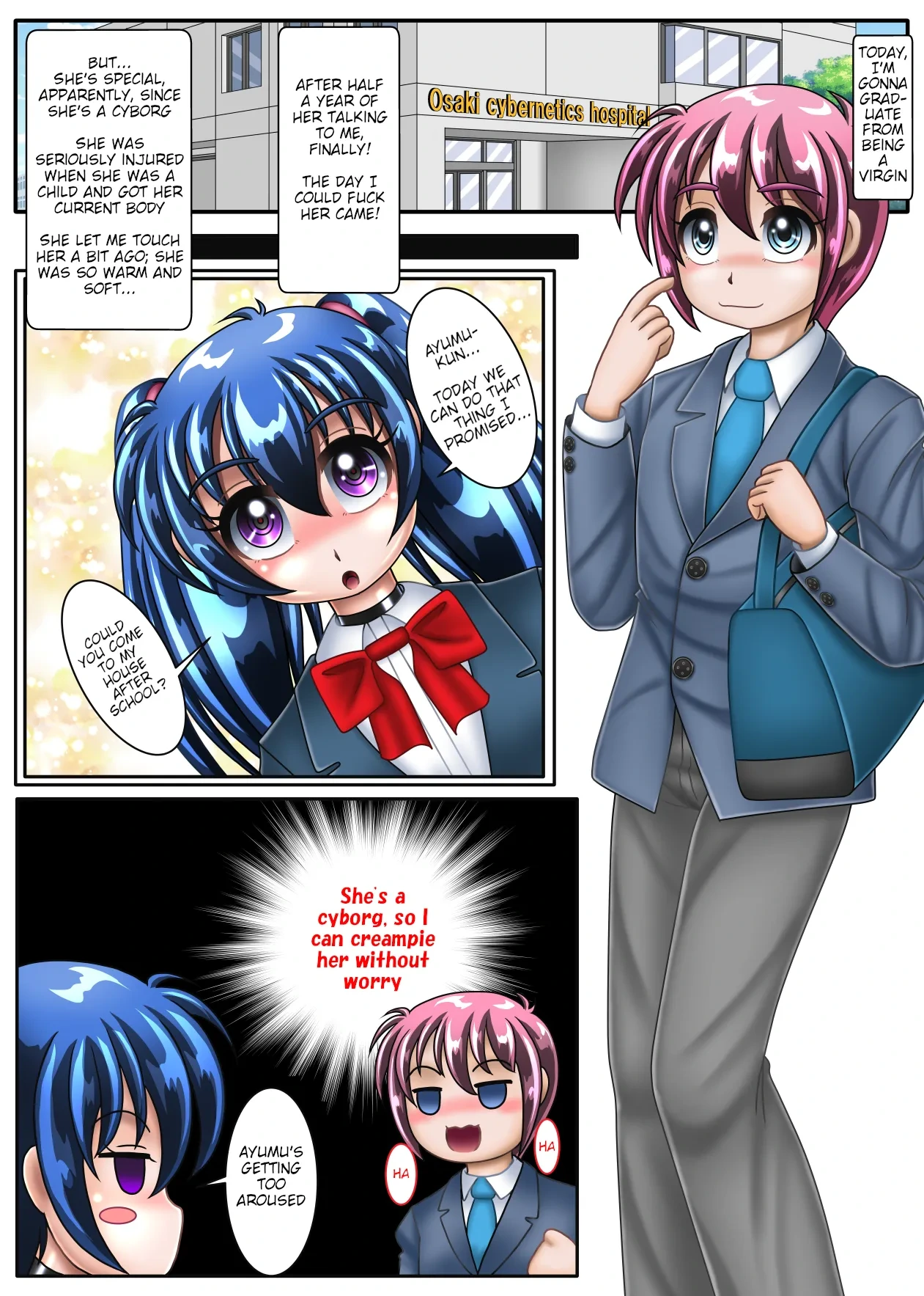 [Cyber F] TS Cyborg Ayumu-kun [English]