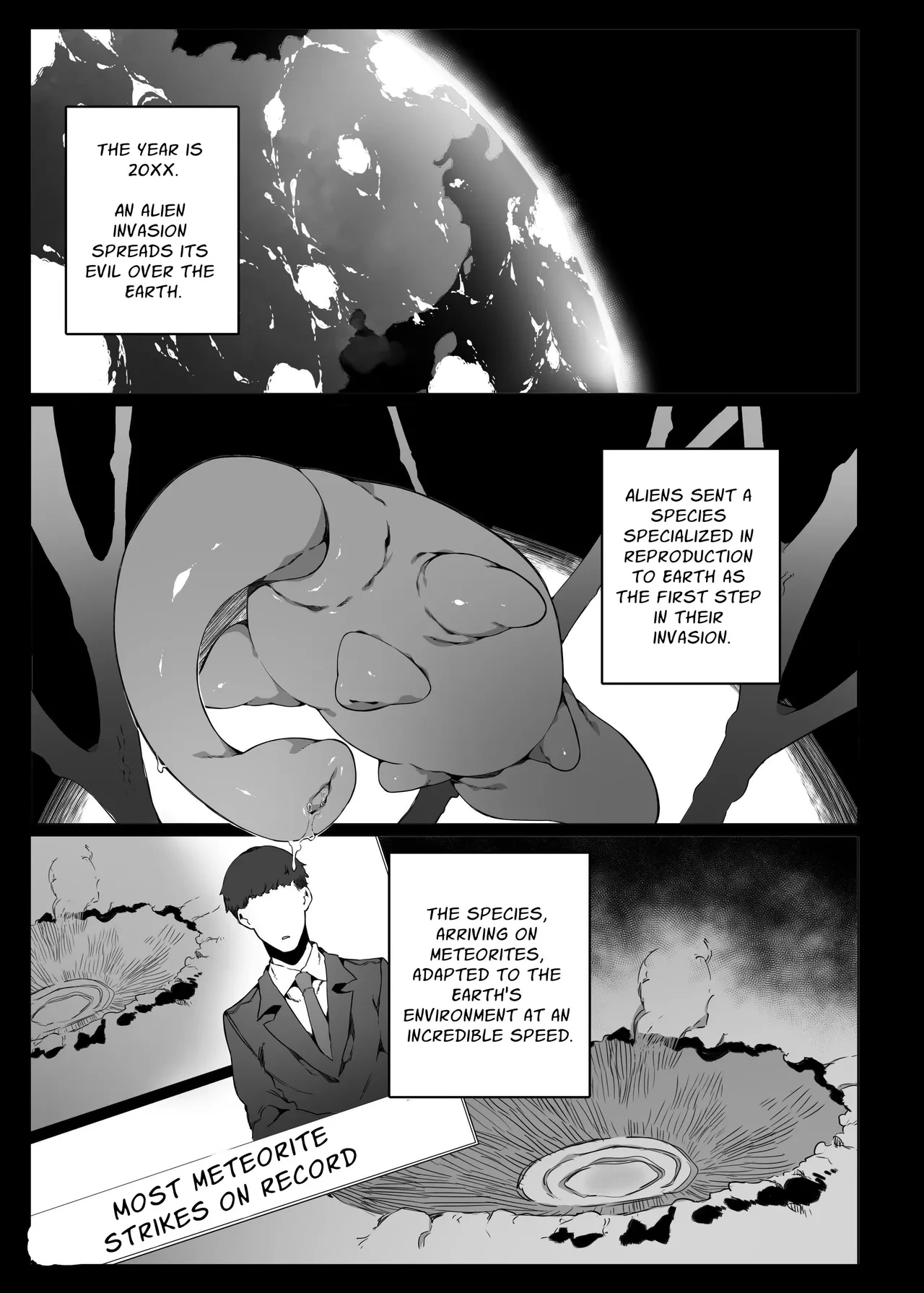 [Nani (Nanita)] Ninshiki Sogai de Ninshiki Sarenai Uchuujin ga Chikyuu de Hanshoku suru Hanashi [English] [イキ的]
