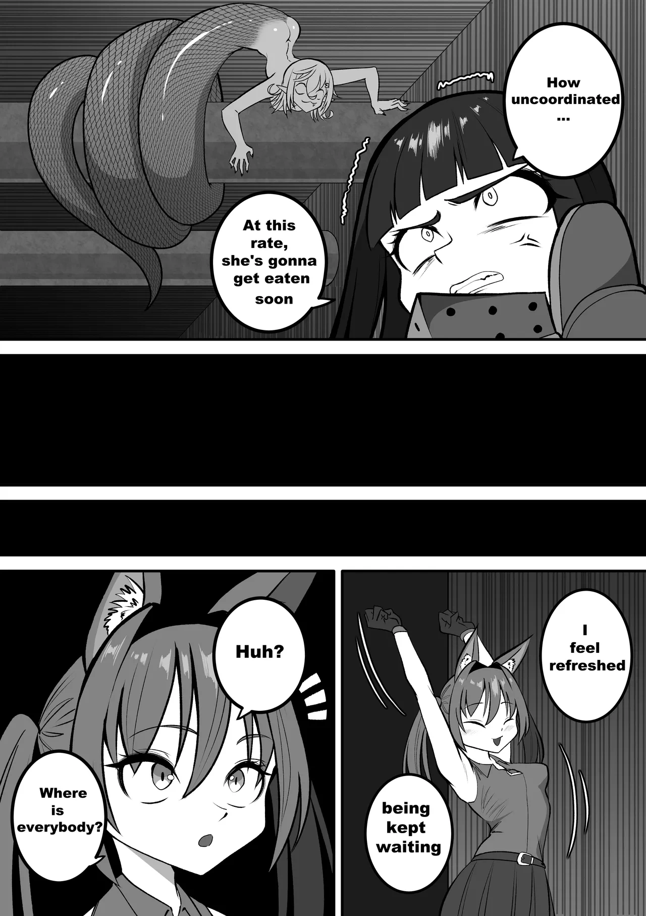 カイガ【kaiga】 - Lamia VORE comic (8p) ENG ver