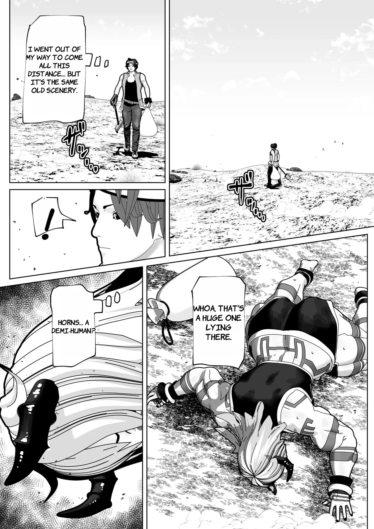 [bekobeko] Futanari Ajin ni Natsukareta - ENGLISH AI TRANSLATED