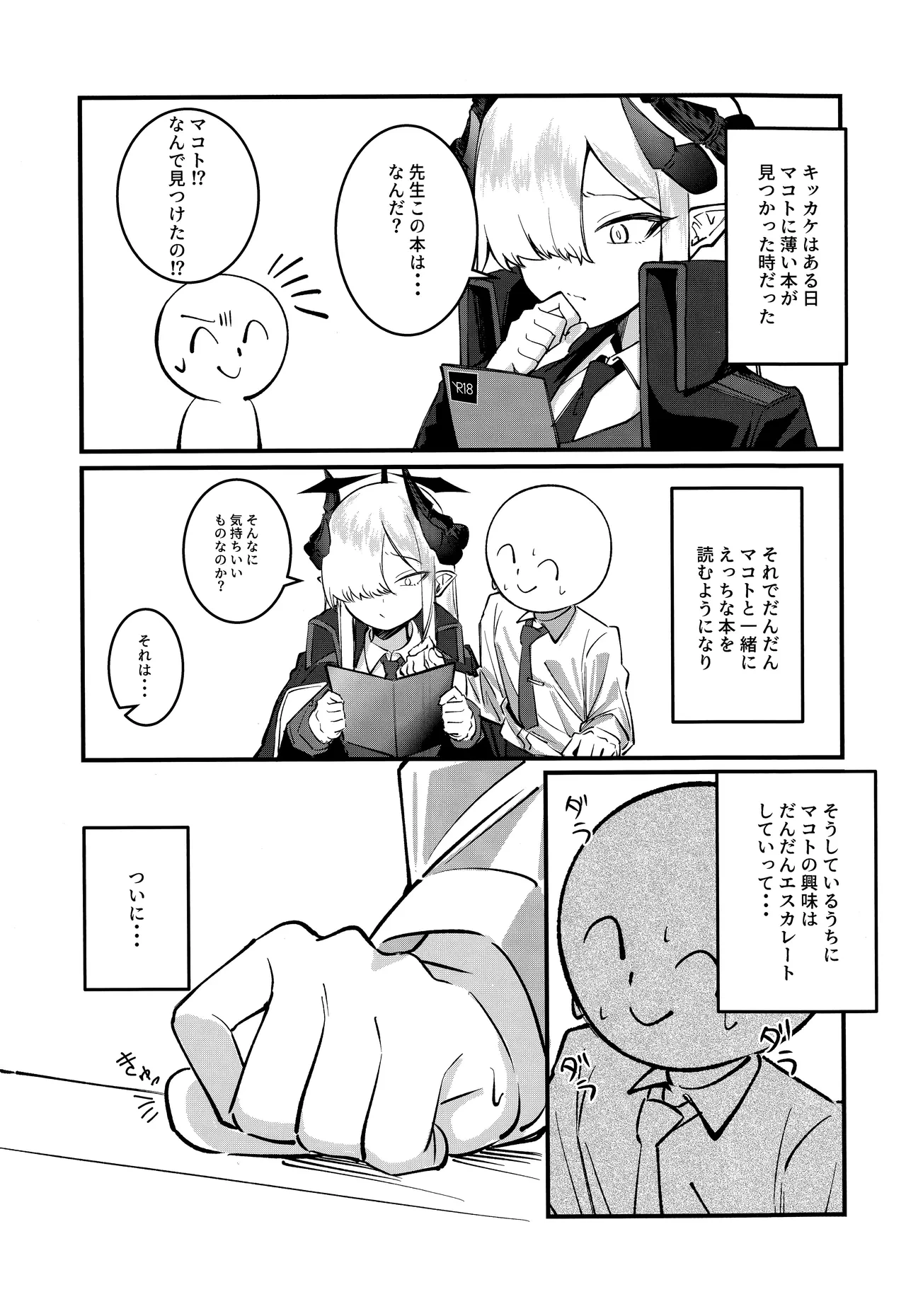 (C105) [Shirokuro Zaimokuten (Tree Man)] Makoto Archive ~Makoto to Hatsu Ecchi Hen~ (Blue Archive)