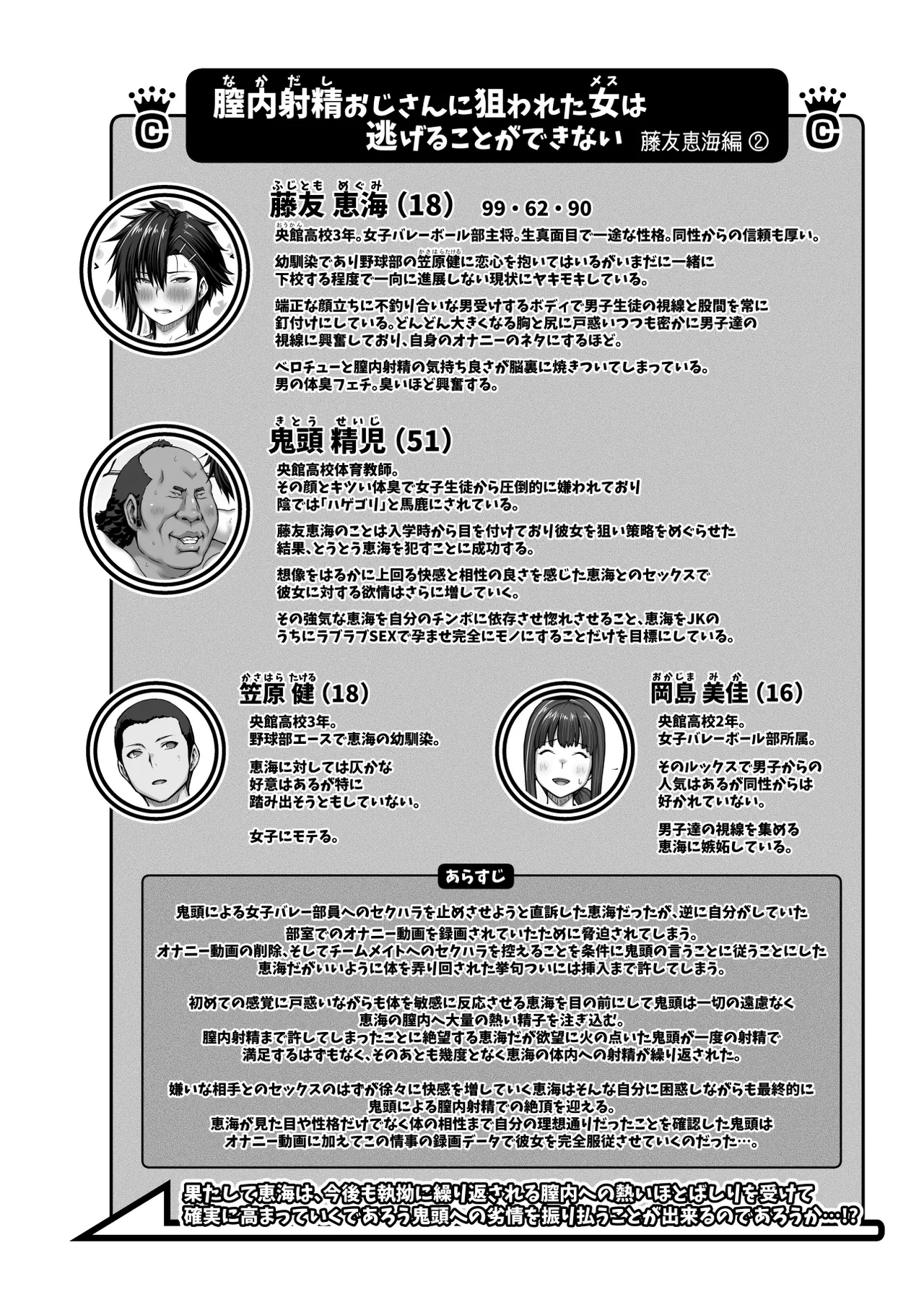 [ClimbCrown] Nakadashi Oji-san ni Nerawareta Mesu wa Nigeru Koto ga Dekinai ~Fujitomo Megumi Hen 2~ | A Woman Can’t Get Away After Being Targeted By This Horny Old Man - Fujitomo Megumi Edition Vol.2 [English] =White Symphony= [Digital]