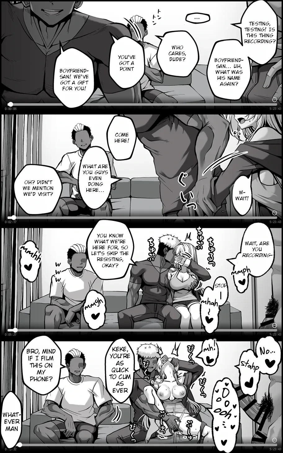 [Paya8] Yowami o Nigirareta Onna 3 | The Girl Blackmailed With Her Weakness 3 [English] [Rei Scans