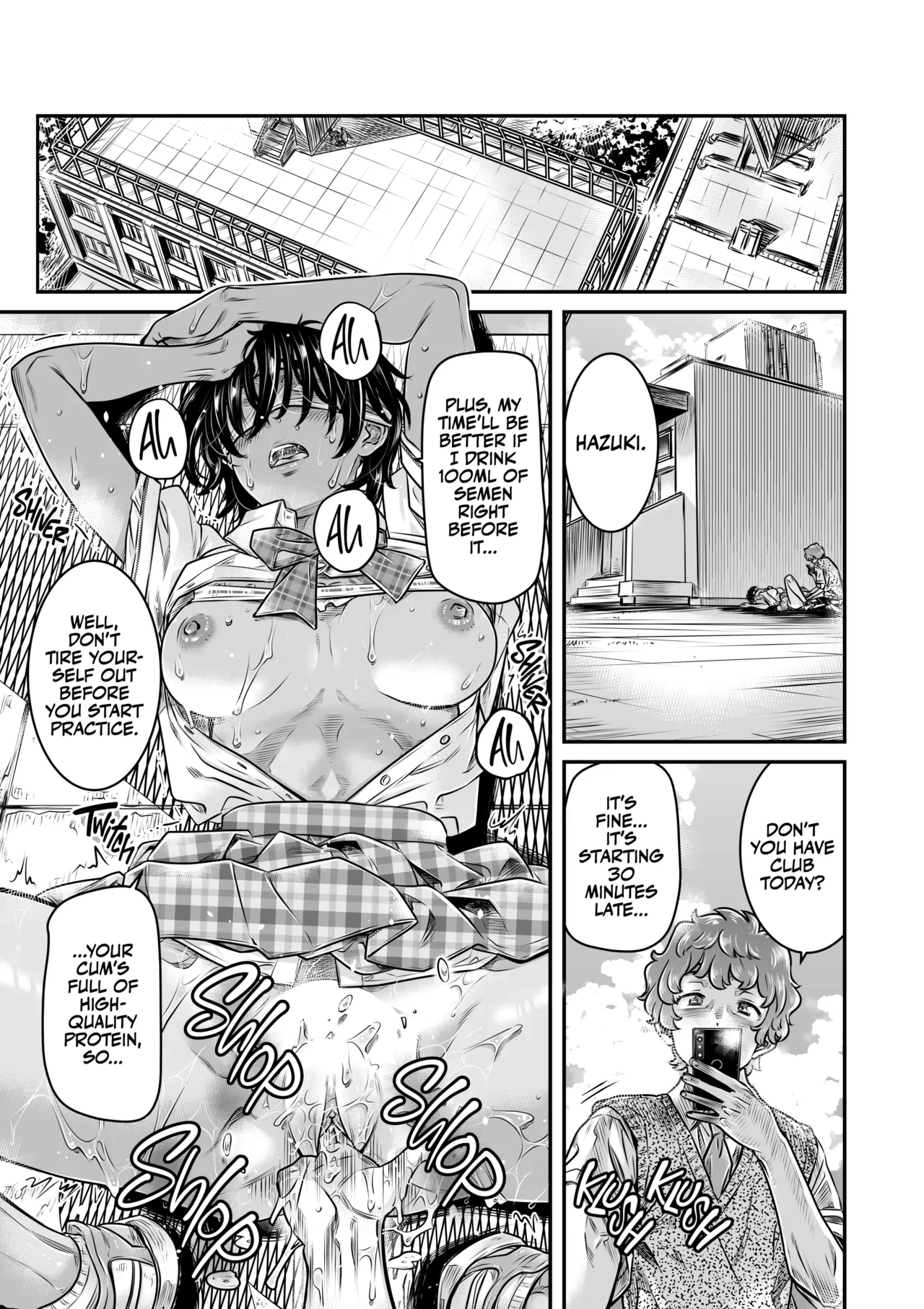 [Burning Shimai (MARUTA)] Shinchou 175cm no Rikujou Joshi wa Kouhai Danshi no Seishi o Chitsu ni Tameta mama Hashiritai | Tall Track and Field Girl Wants Junior's Cum in Her Pussy [English] {2d-market.com} [Decensored] [Digital]