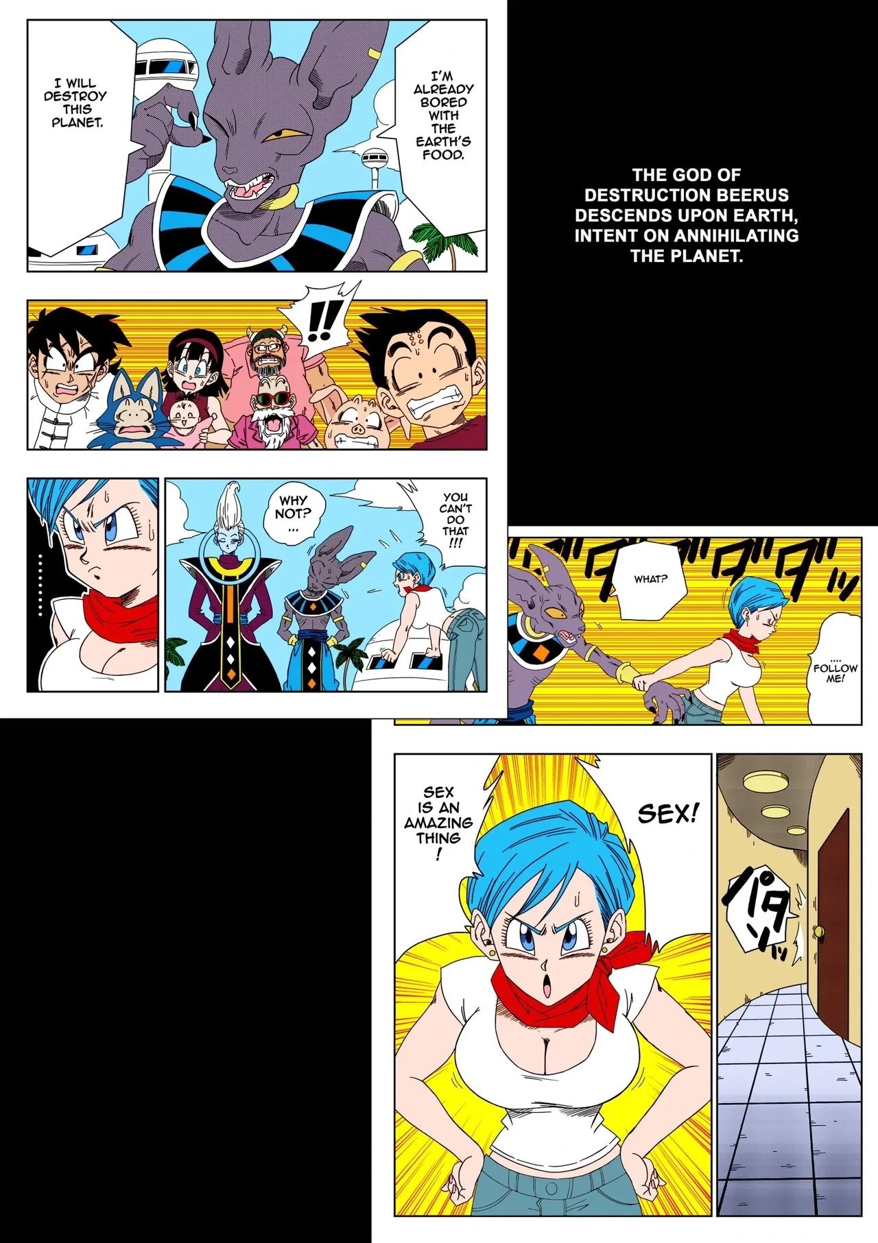 [Yamamoto] No One Can Go Against Beerus! (Dragon Ball Super) [Colorized] [English] [Uncensored]