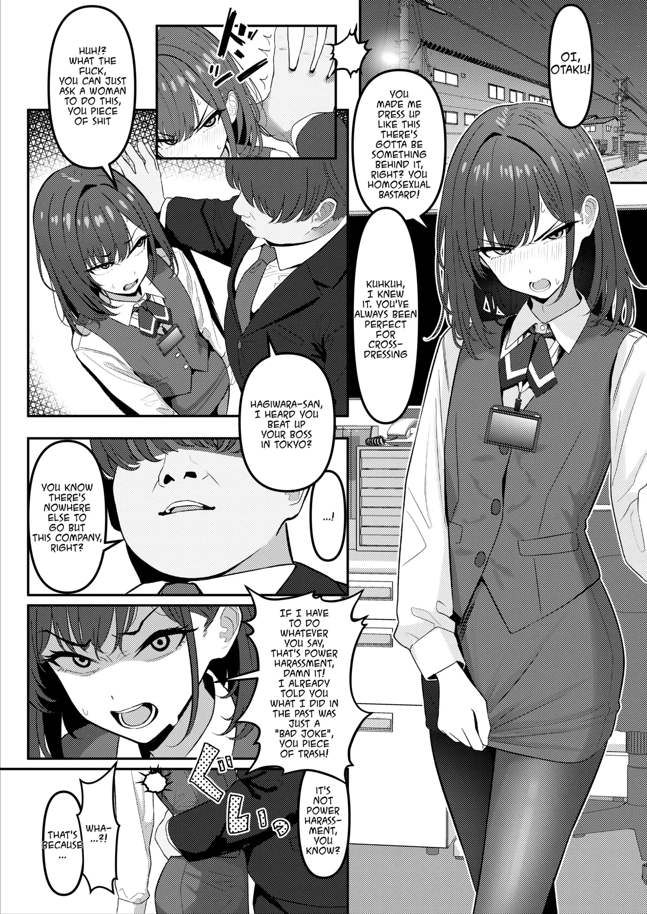 [TuriSasu] ① Gakusei Jidai, Boku o Ijimeteita Yankee ♂ ga Buka Toshite Haittekita Ken | A Yankee who used to bully me when I was a student, has joined as a subordinate [English] [Mk45 Translation]
