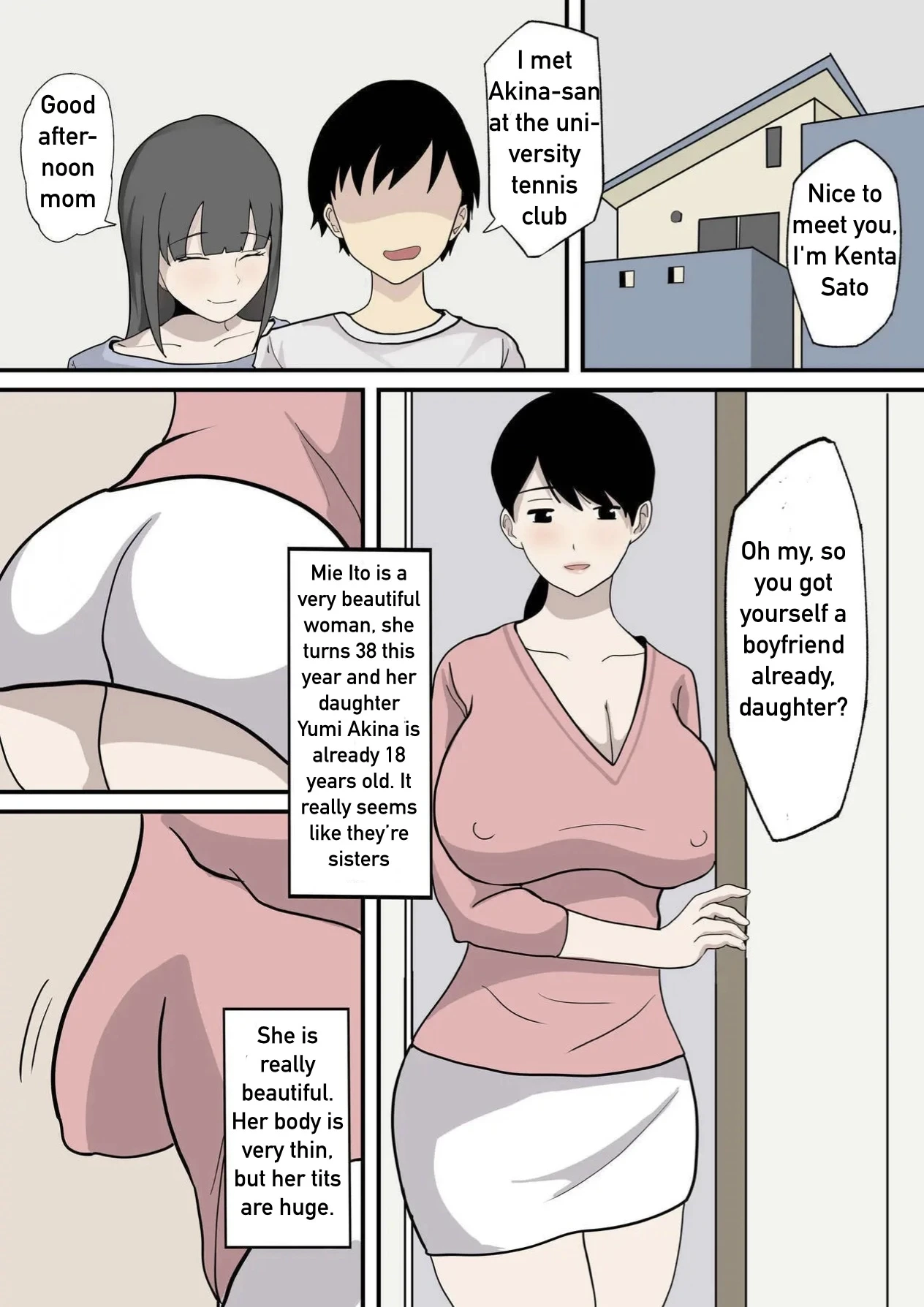 [Hakutamayu] Kanojo no Haha ni Sasowareru | Invited by her mother [English]