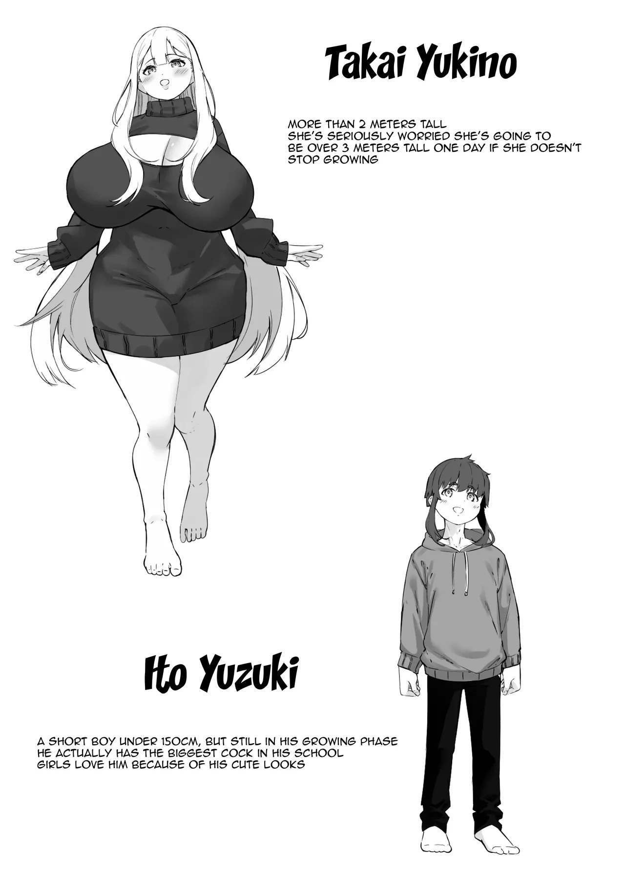 [Baku-π-dou (Kuchi VE)] 2m no Toshishita Kanojo | My 2-Meter-Tall Younger Girlfriend [English] {Doujins.com}