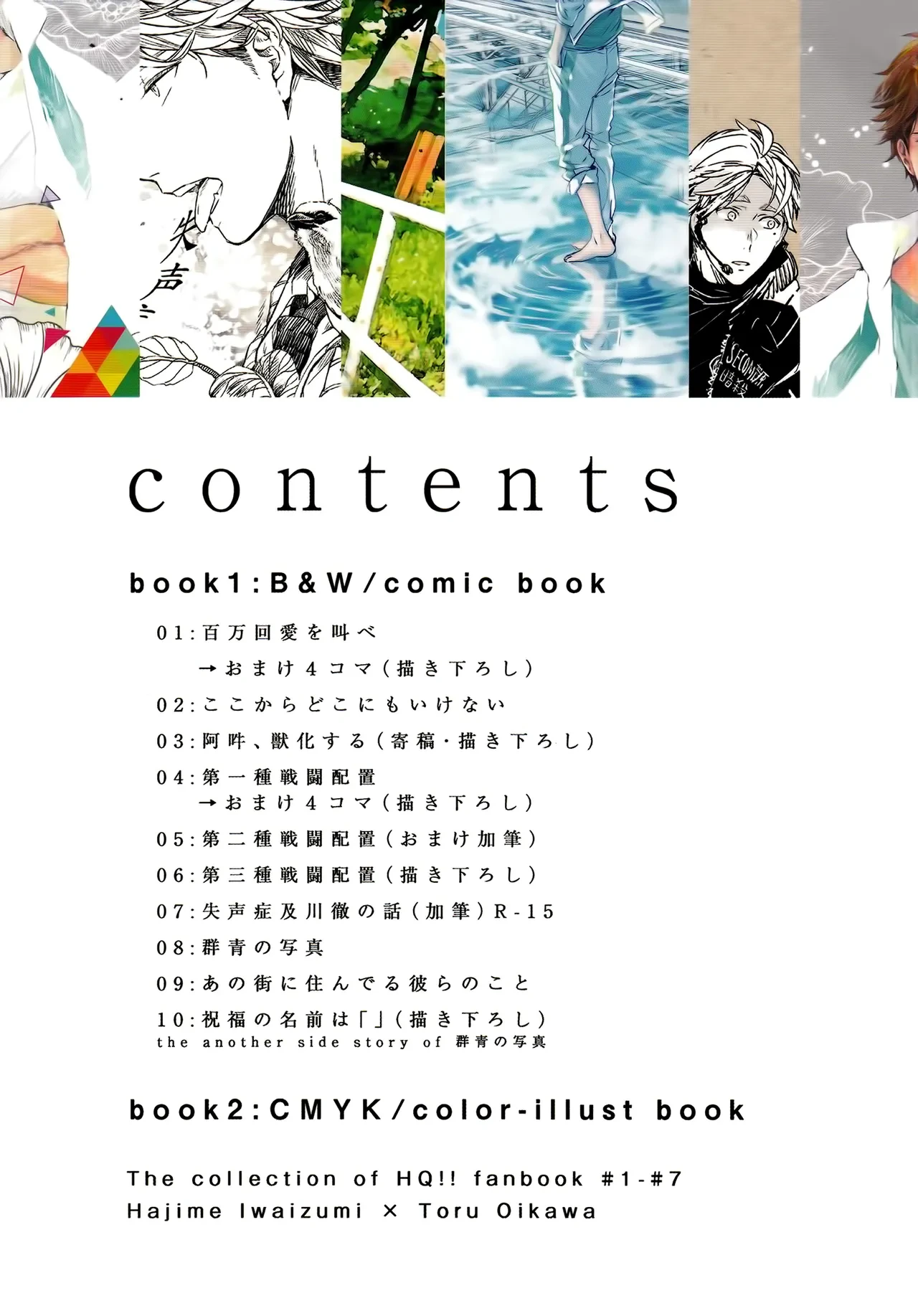 [刺傷／ぐさり]刺傷再錄集 傷痕B to E[岩及] (ハイキュー!!)
