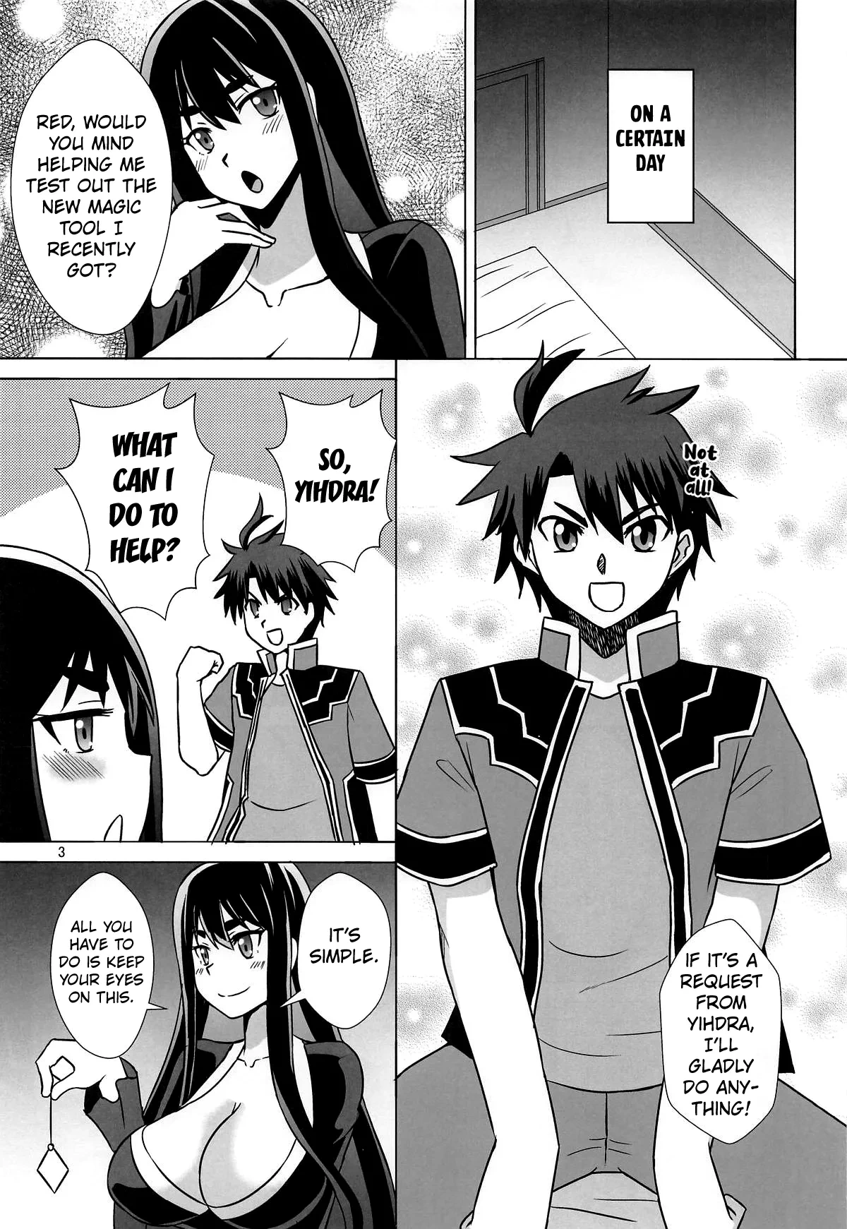 (COMIC1☆26) [Take Out (Zeros)] Yihdra ga Ippai Shiboritoru Hanashi | The Story About Yihdra Squeezing it Dry (Sentai Red Isekai de Boukensha ni Naru) [English] [Kuraudo]
