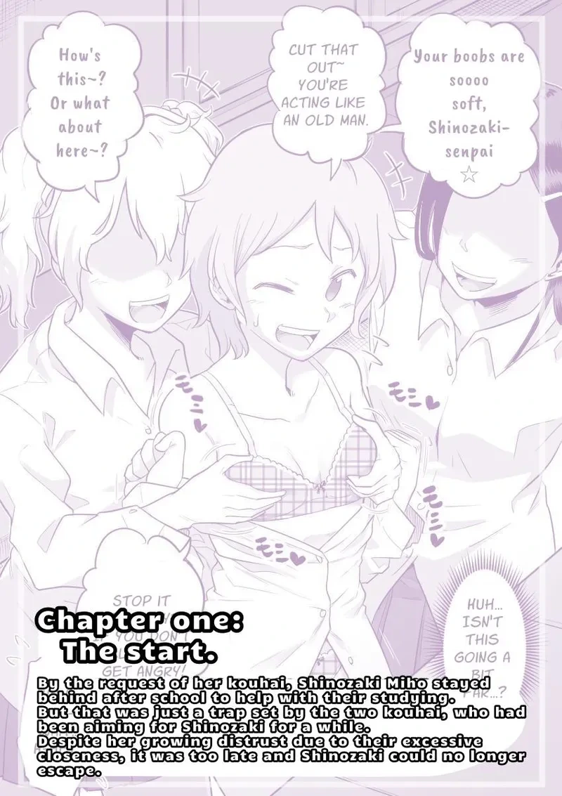 [Shine Nabyss] Les Kouhai to Shinozaki | Shinozaki and the Predatory Lesbians [English] [APA]