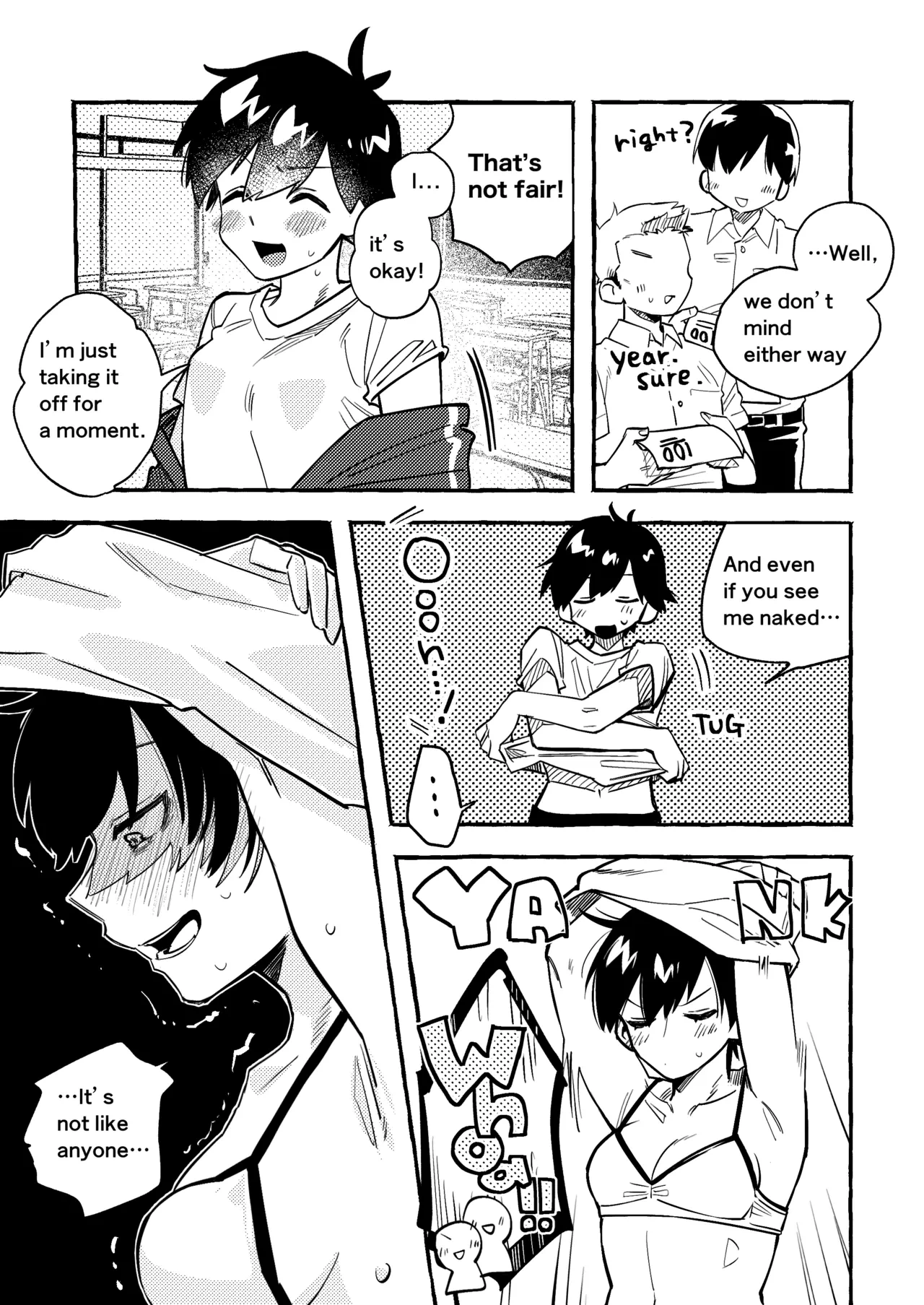 [tsuru] The Black-Haired Woman Who Cheerfully Accepts Her Friend’s Full-Nude Penalty 1-2 [English]