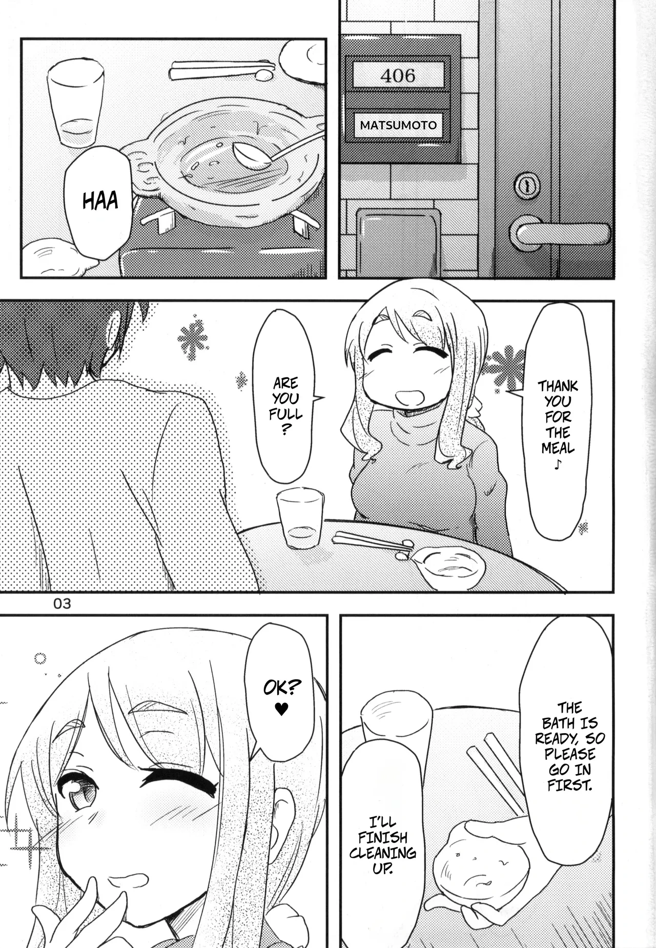 (C87) [Hirame Jichiku (Hirame Guard)] Yoriko Shiko | Yoriko's Caress (Yuyushiki) [English]