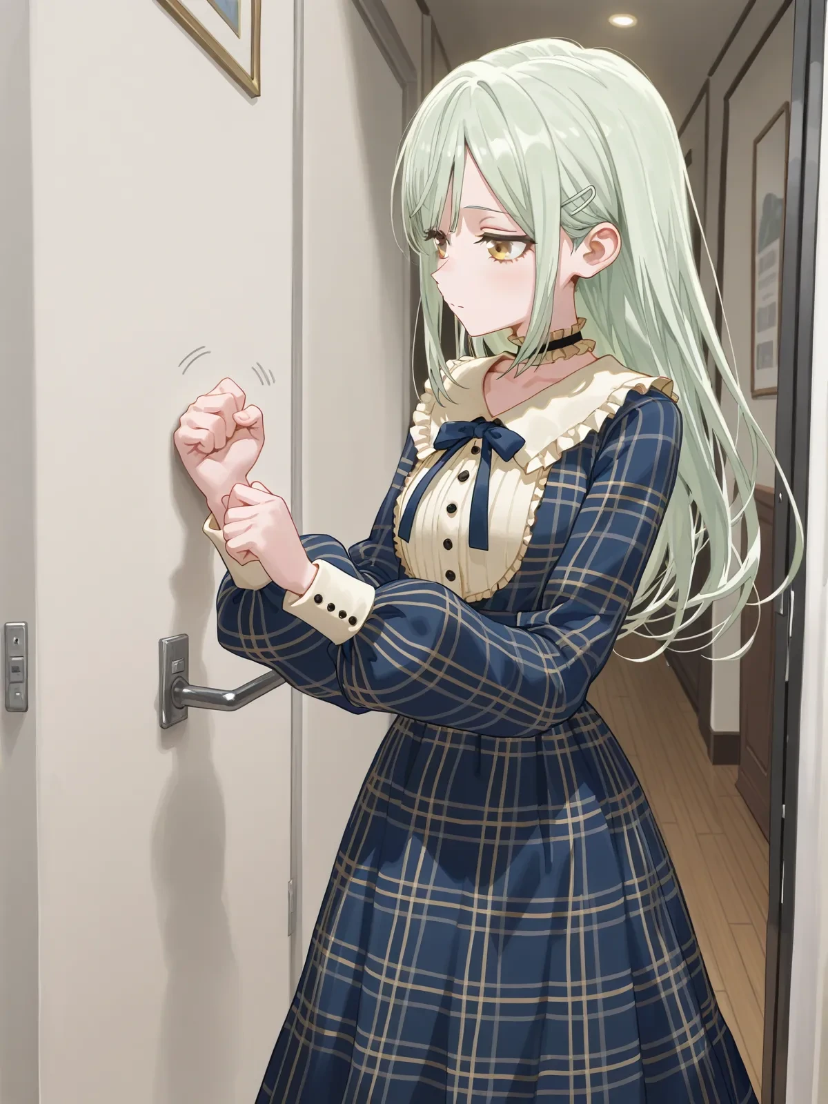用Mortis挡刀洗脑的屑睦头人[AI generated]