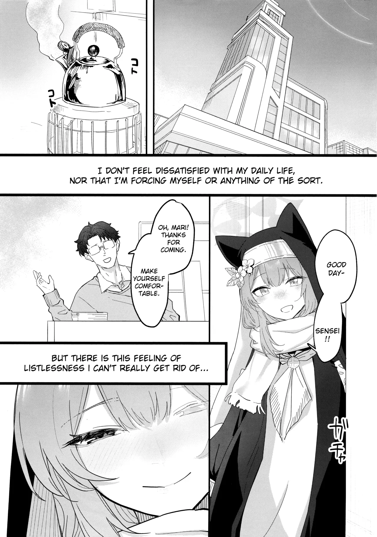 (C105) [Yayuyoron] Dasei | Let it out/Falling into sin (Blue Archive) [English] [Literally Starving]