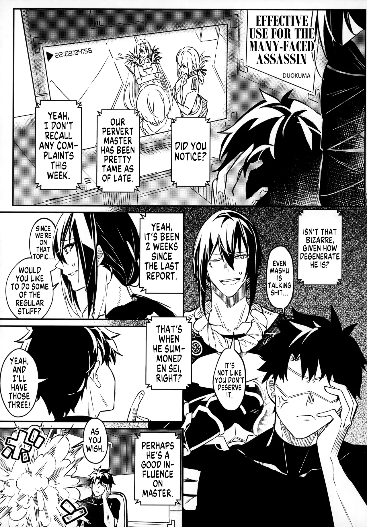 [Dschinghis Khan no Tamanegi wa Ore no Yome (Duokuma)] Effective Use for the Many-Faced Assassin [English] [GTF]