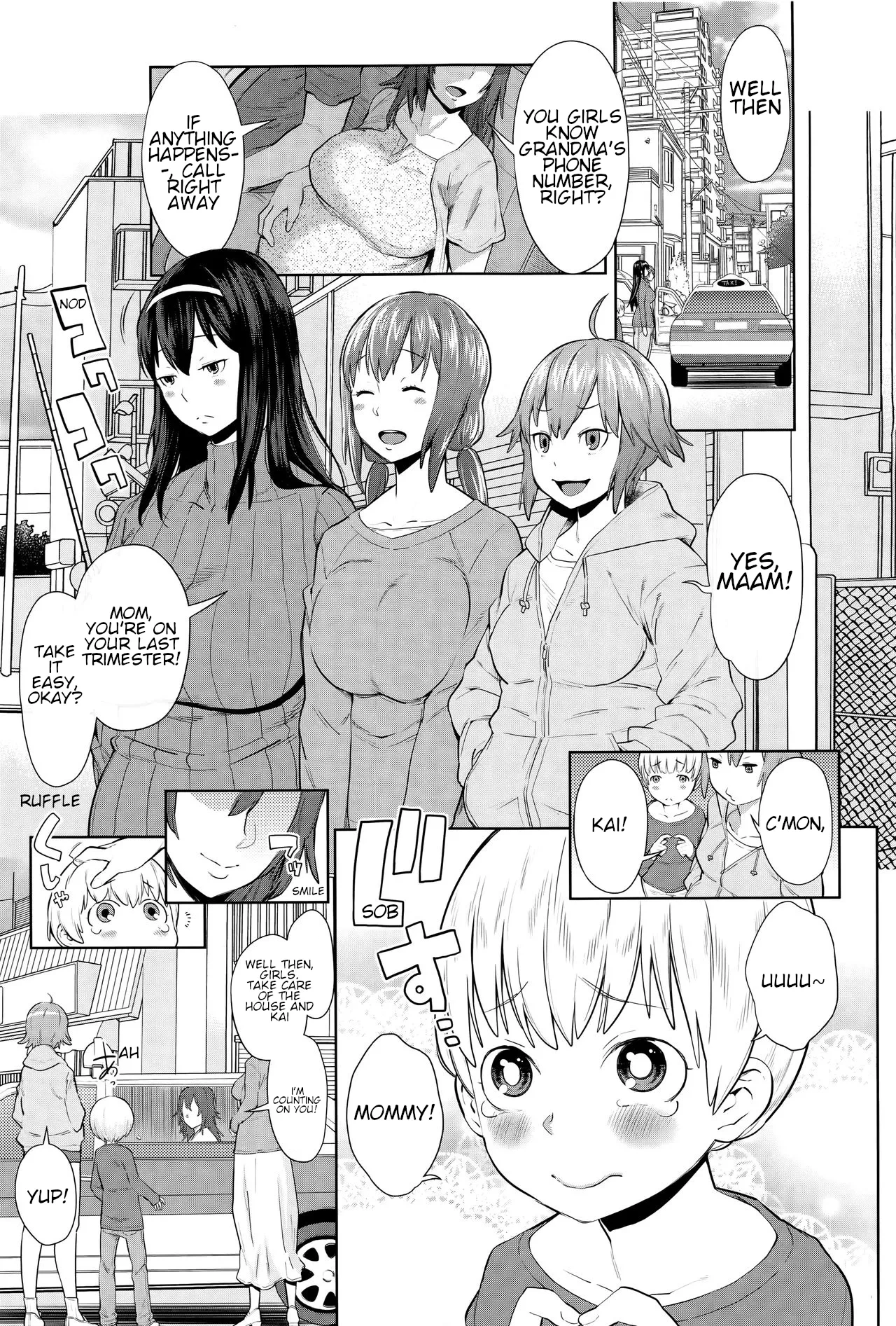 [Agata] Onee-chan Mama no Funtou | Hard working mommy sisters (Ane x Pako² [Kyuukyokuban]) [English] [Shippoyasha] [Decensored]