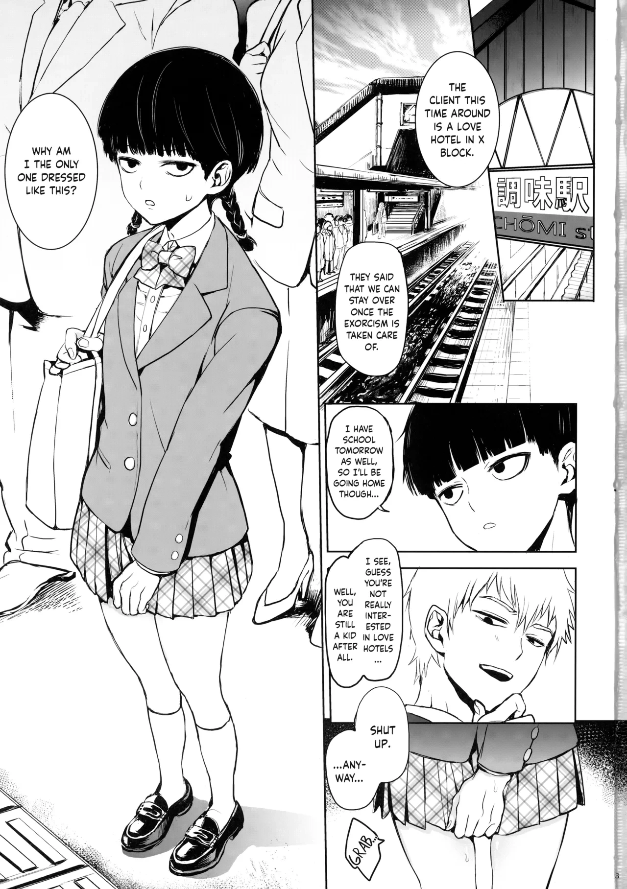 (ONE→HUNDRED 4) [Terepirin (goshi)] Saitei na Otona Jou | The Worst Kind of Adult, Chapter 1 (Mob Psycho 100) [English] {Chin²}