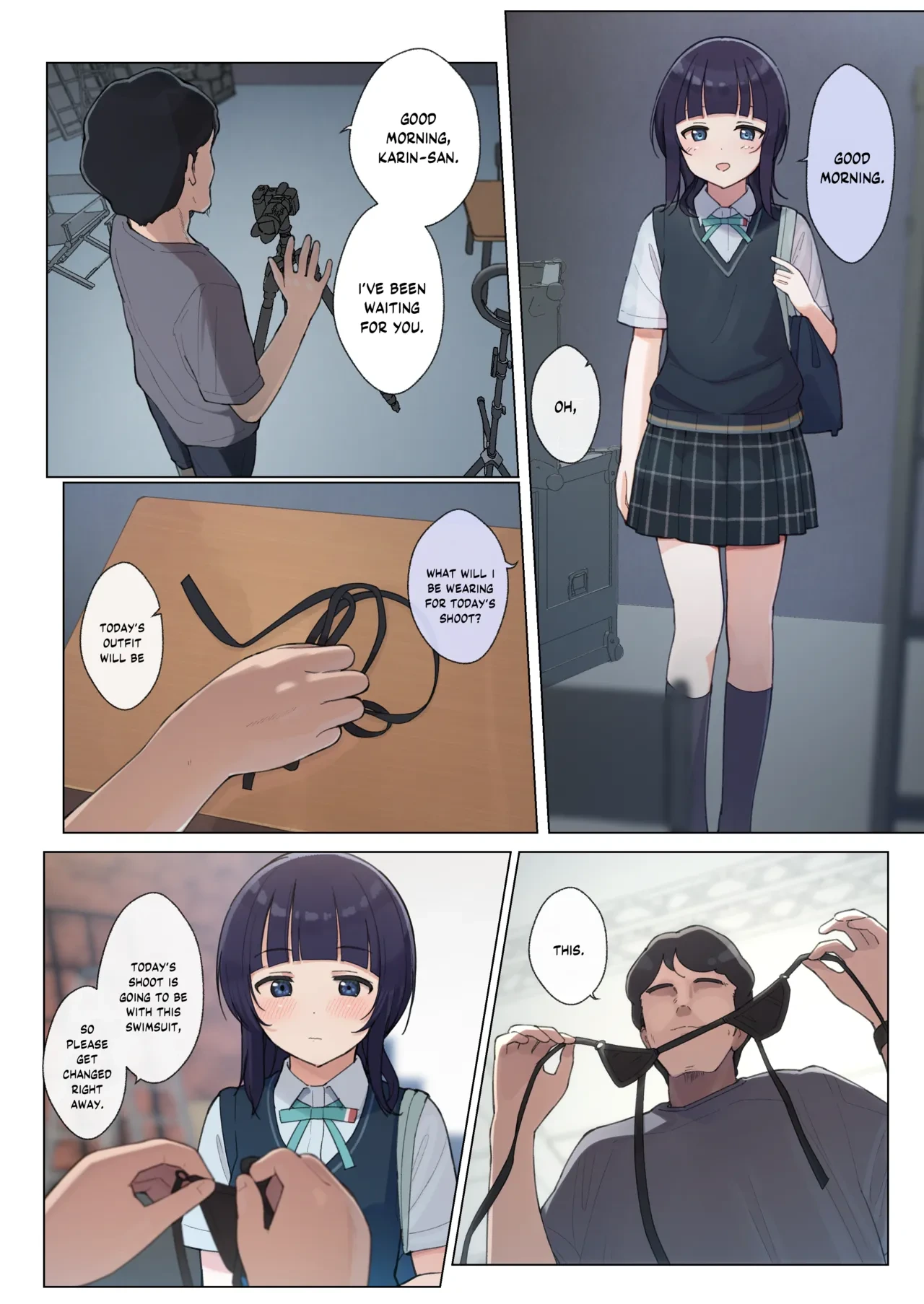 [TATAHOT (TATA)] Karin-san, Satsuei no Shigoto (Love Live! Nijigasaki High School Idol Club) [English] [YuushaNi]