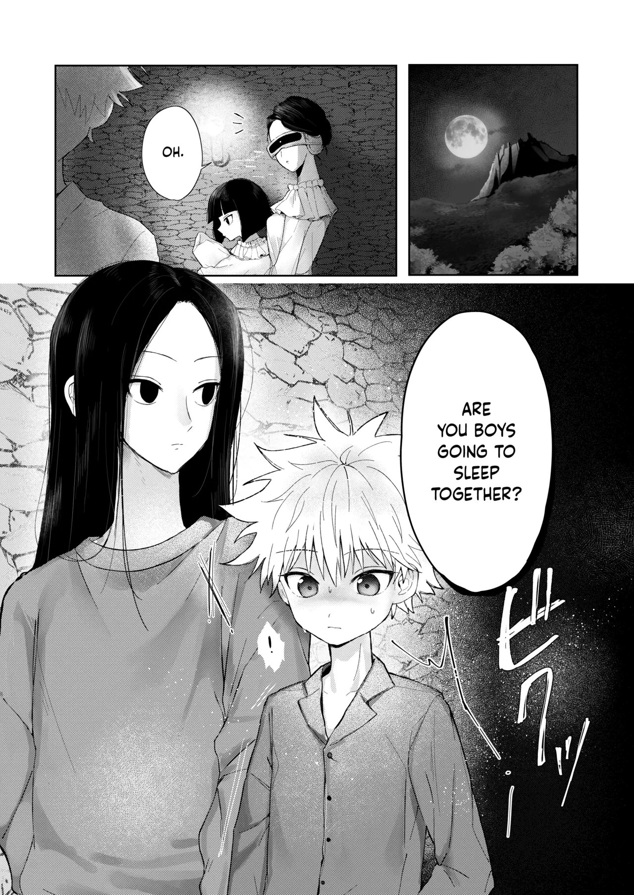 [Usagijima (Chiso)] Oyasumi no Ato ni | After Saying Good Night (Hunter x Hunter) [English] {Chin²} [Digital]