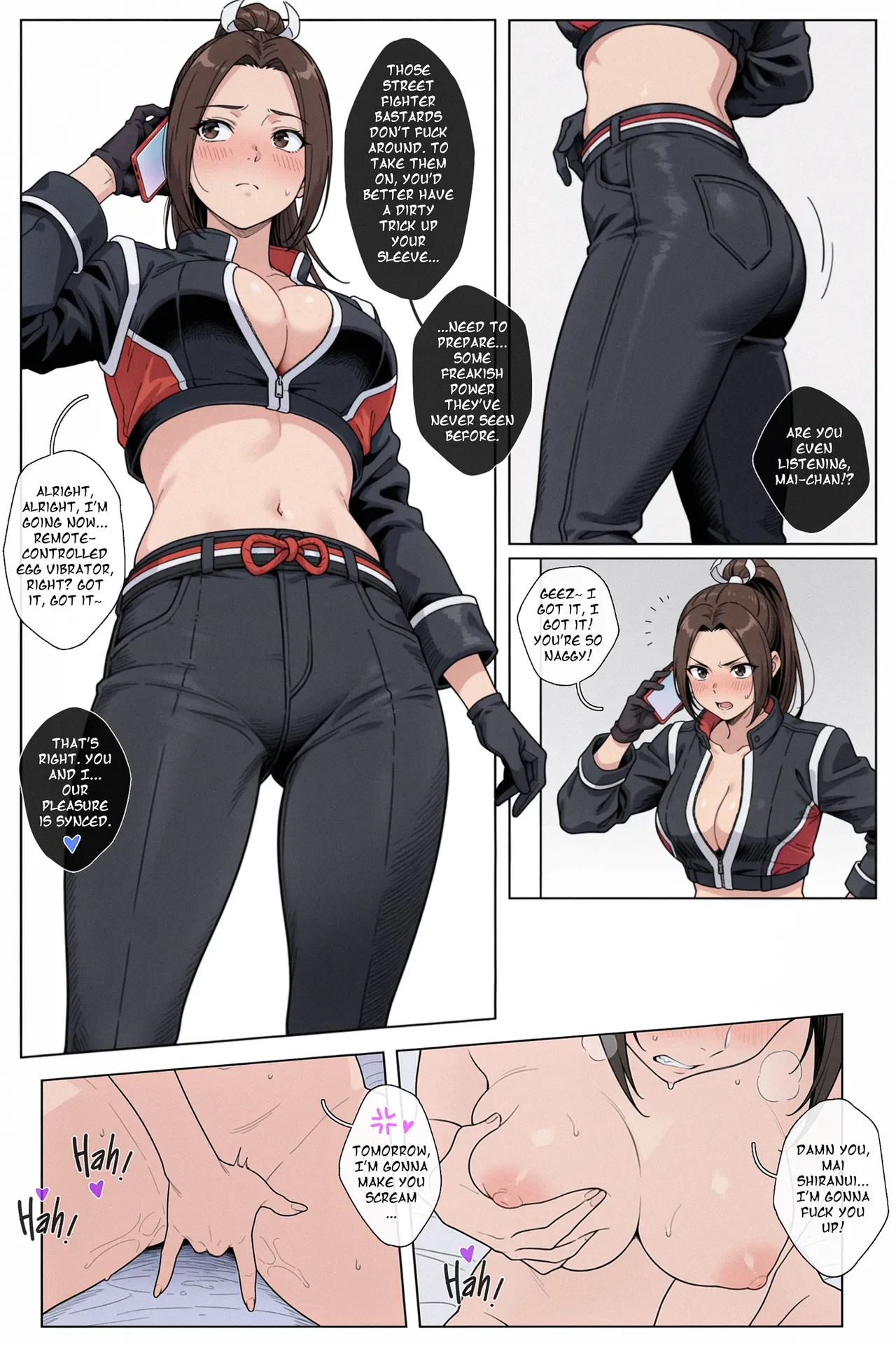 JuicePiggy16 - Bikini Fighter 1 (Mai vs Juri) (Patreon) (AI Generated)