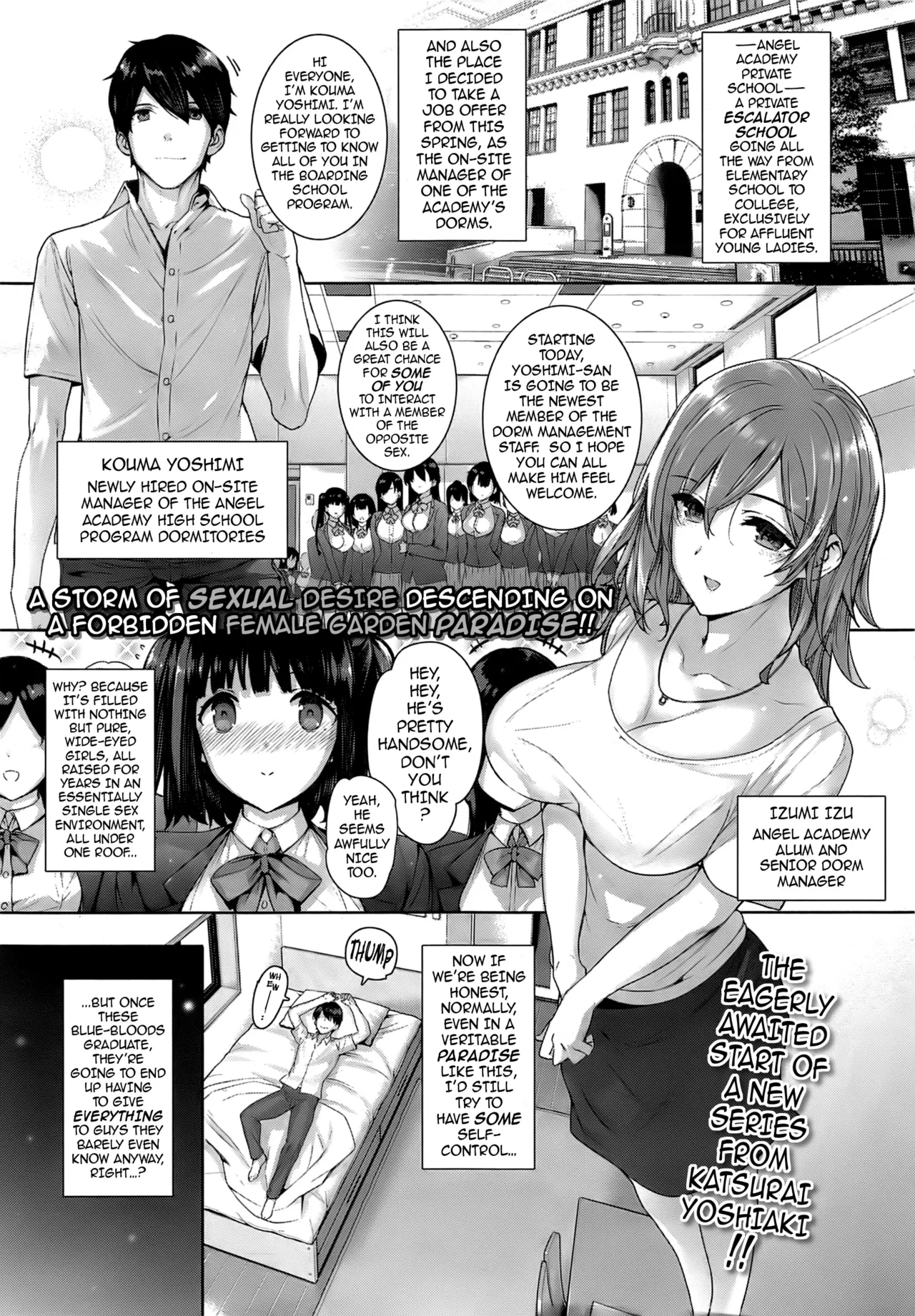 [Katsurai Yoshiaki] Amatsuka Gakuen no Ryoukan Seikatsu 1-9 [English]
