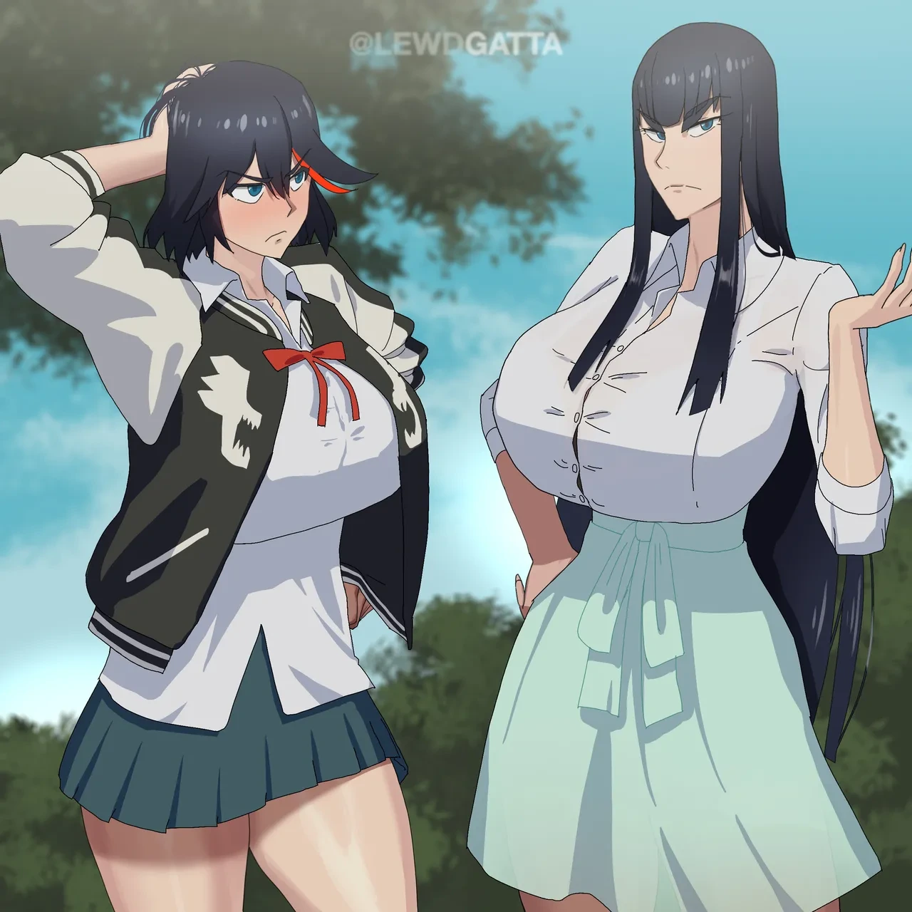 [Lewdgatta] Kill La Kill Girls Whored Out