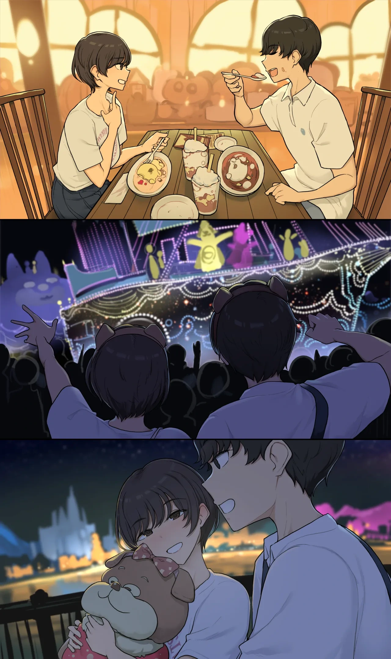 [Wakamatsu] Meruhen kirakira deto no ado ni otagai motome au dake no honki sekkusu suru ichinichi [Chinese] [ANDX個人漢化]