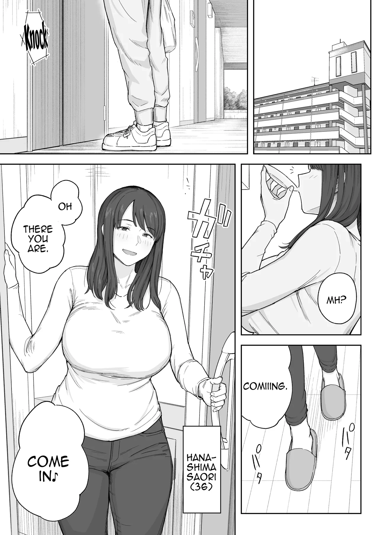 [Natsuzo] Yuuhan no Ato wa Oba-chan to... | After Dinner, My Aunt and I... [English] {Doujins.com}