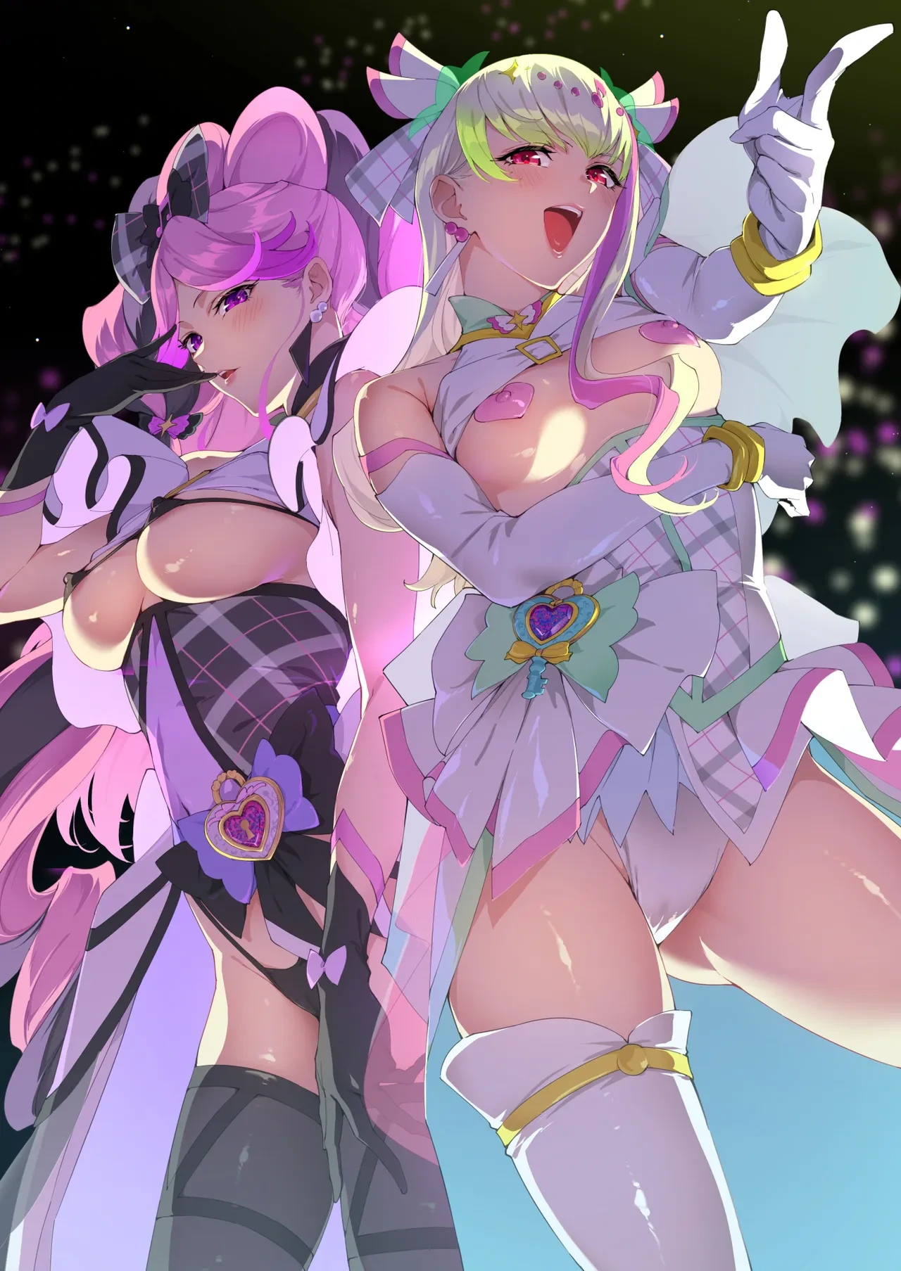 (C106) [Jukusei Kakuzatou (sugarBt)] Zukyoon Kiss nante Nakatta | 一吻钟情什么的才没有呢 (Kimi to Idol PreCure) [Chinese] [锈楼莉月汉化]