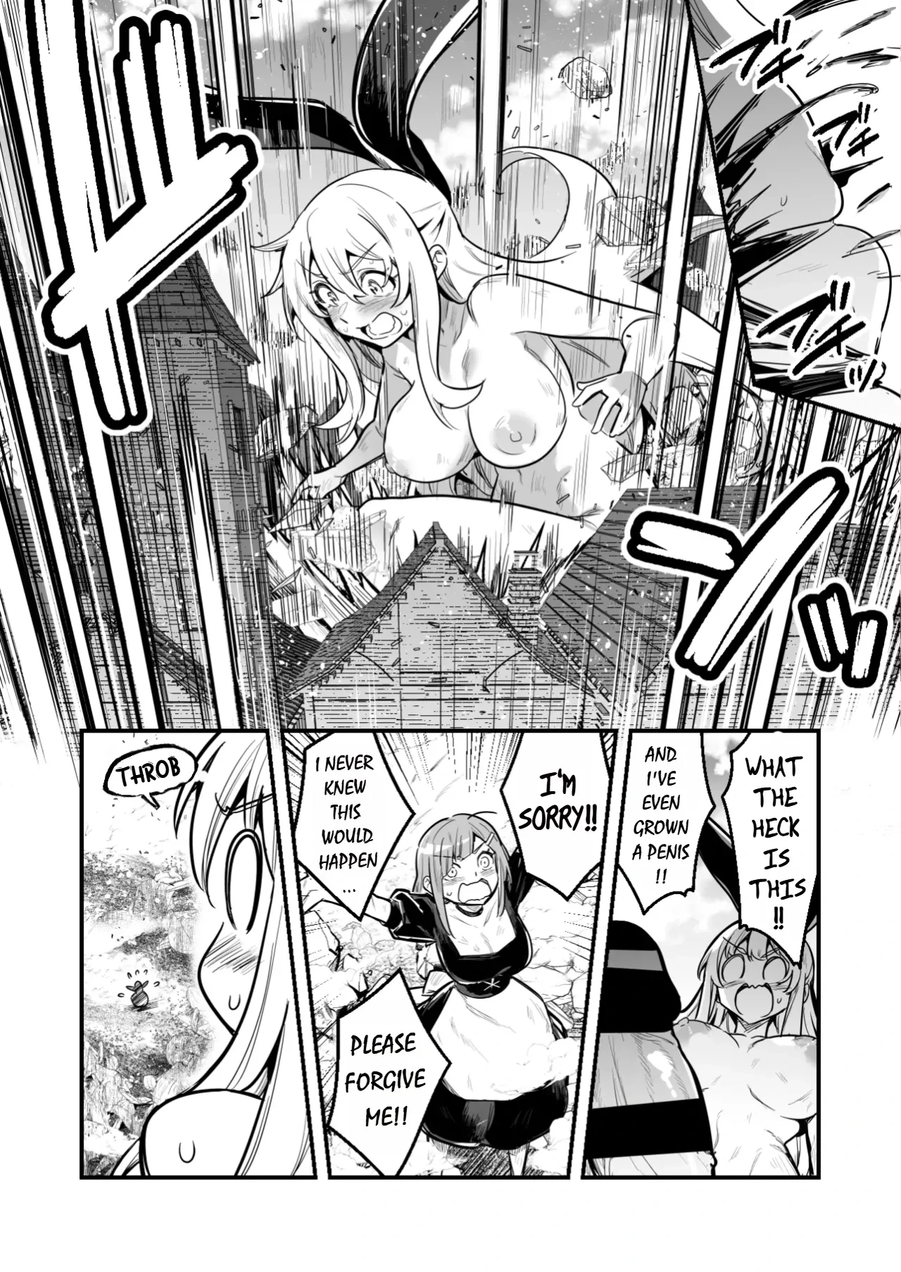 [Left Hand] An adventurer grown huge from an elixir, lost control and started fucking things [English] [AI Translated]