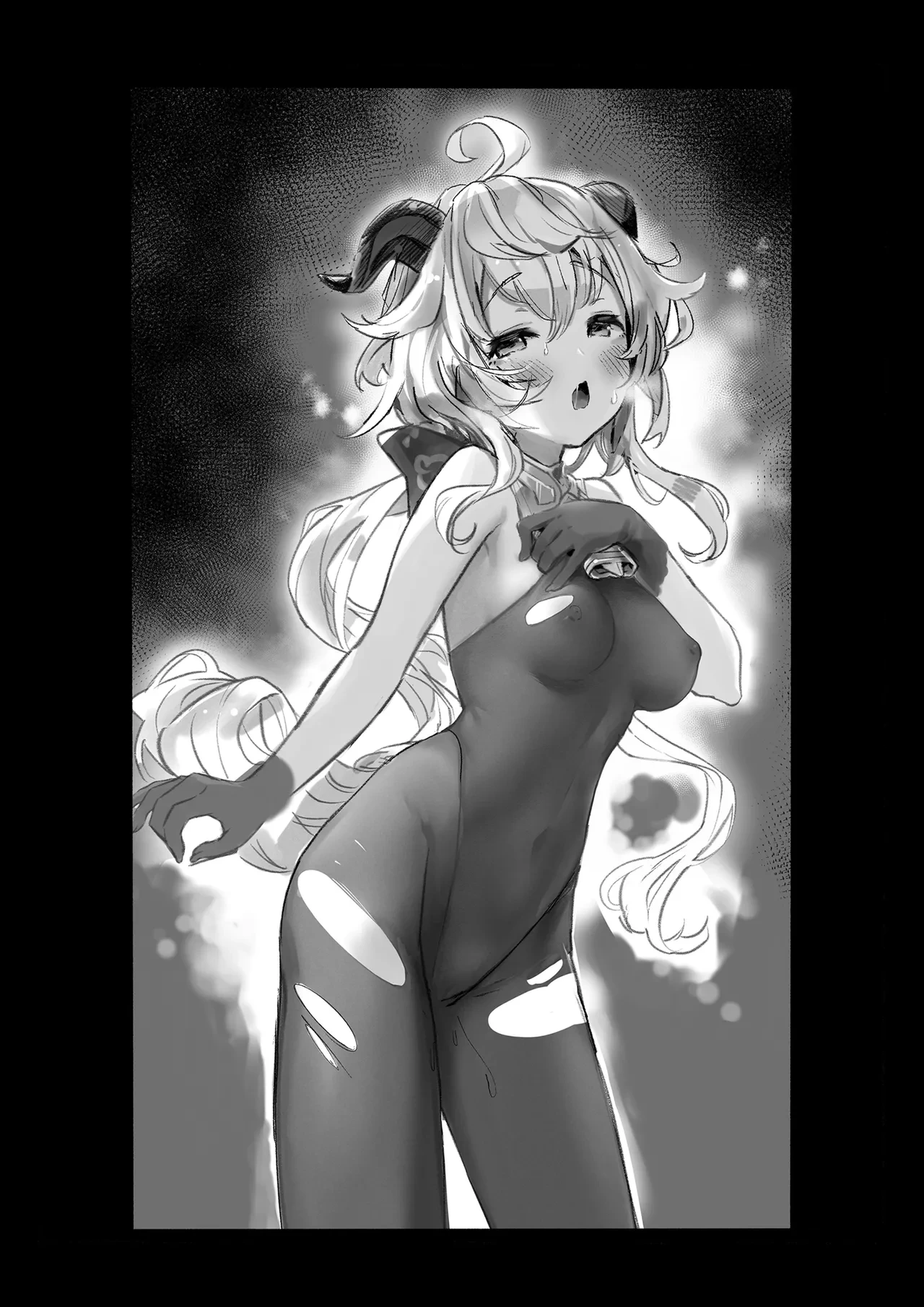 [bannoutumayoujiire (Bitou)] Ganyu Zangyouchuu (Genshin Impact) [Digital]
