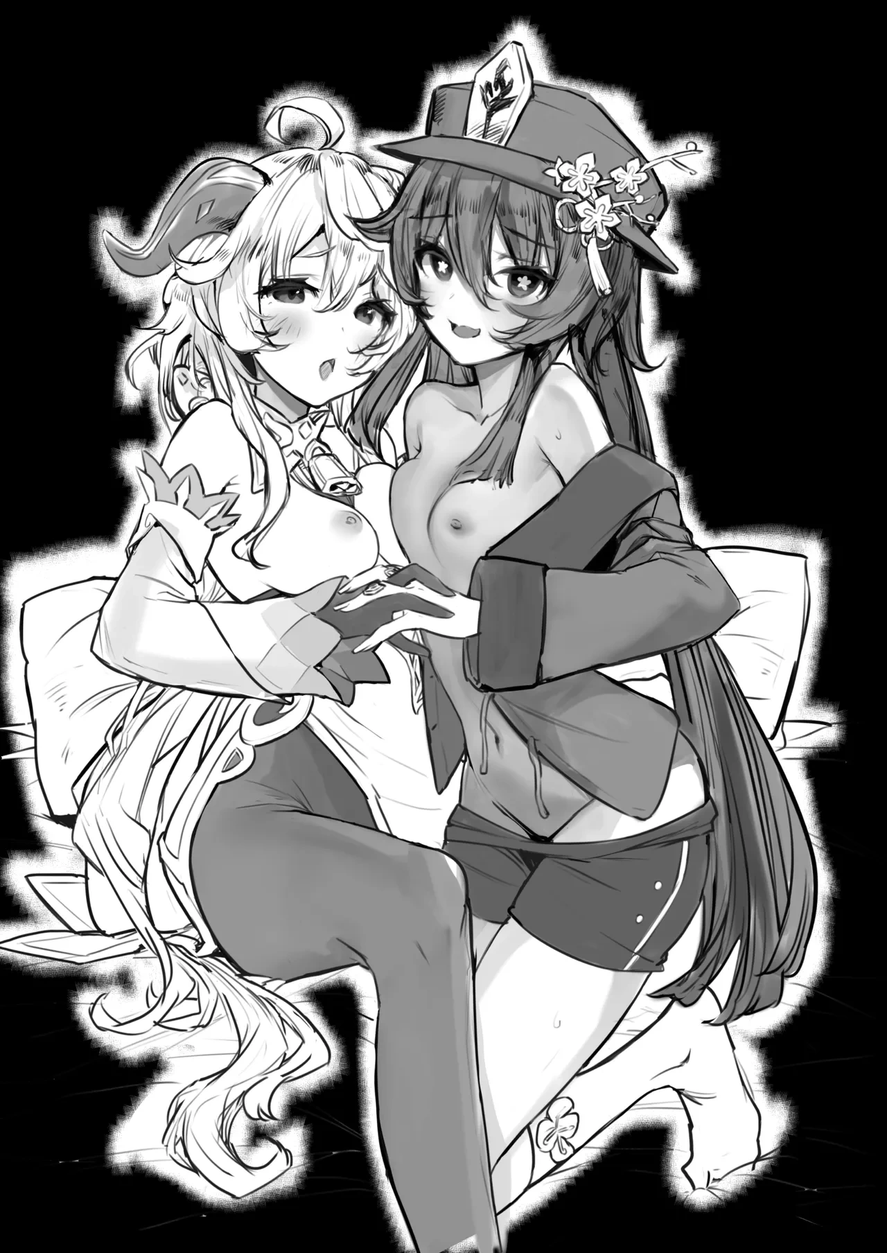 [bannoutumayoujiire (Bitou)] Ganyu Zangyouchuu 2 (Genshin Impact) [Digital]