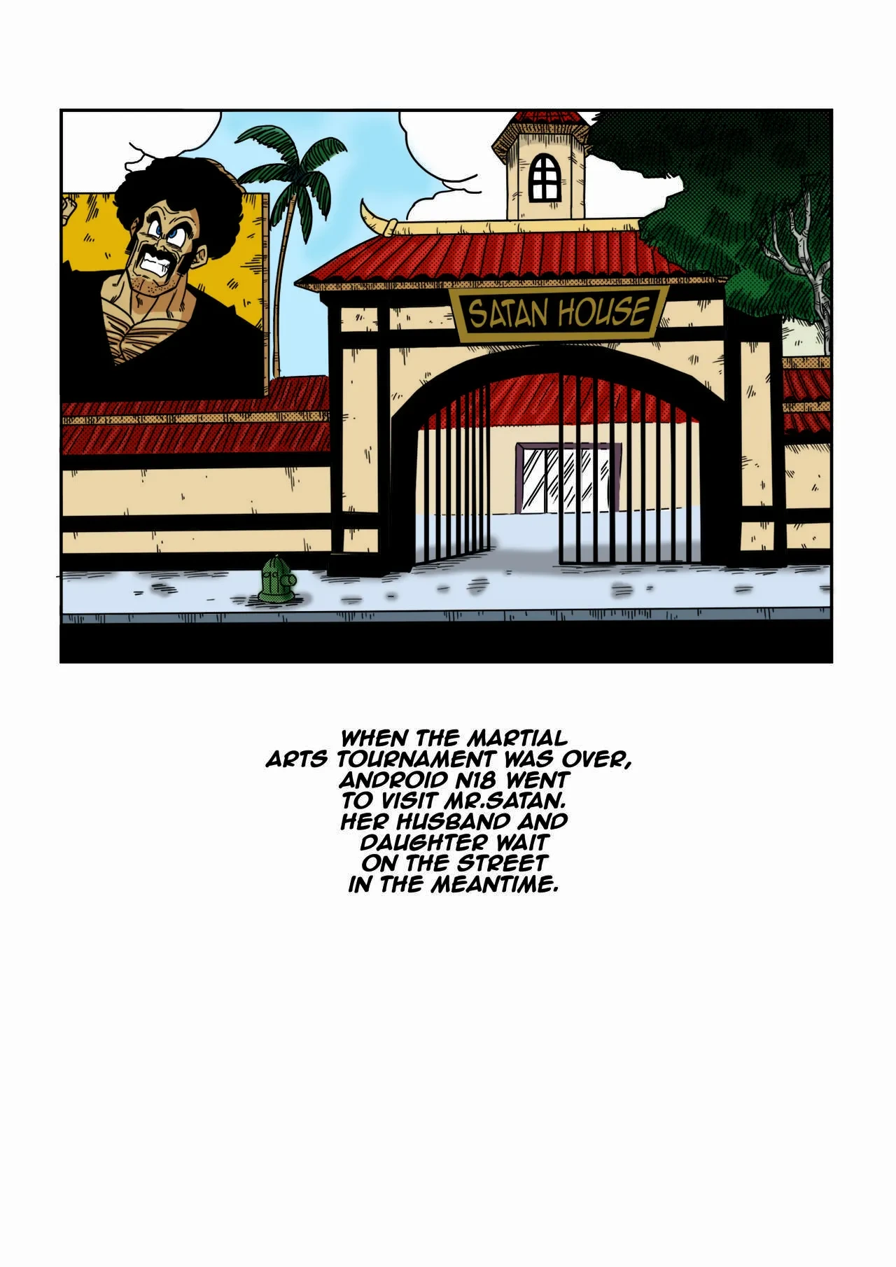 [Yamamoto] Mr. Satan vs Android 18 (Dragon Ball Z) [English] [Decensored] [Colored]