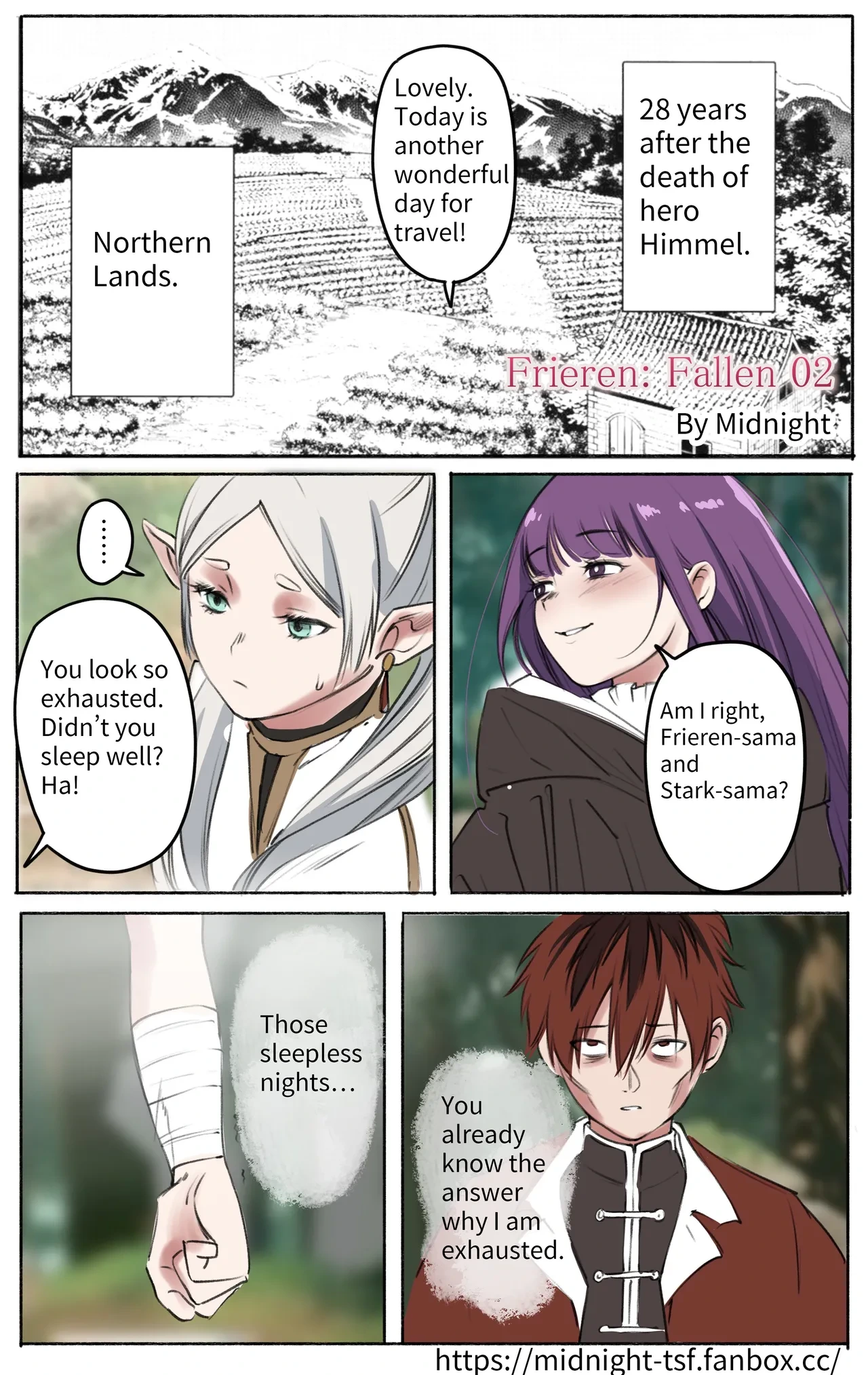 [Midnight] Yamiochi no Frieren 02 | Frieren-Fallen 02 (Sousou no Frieren) [English]