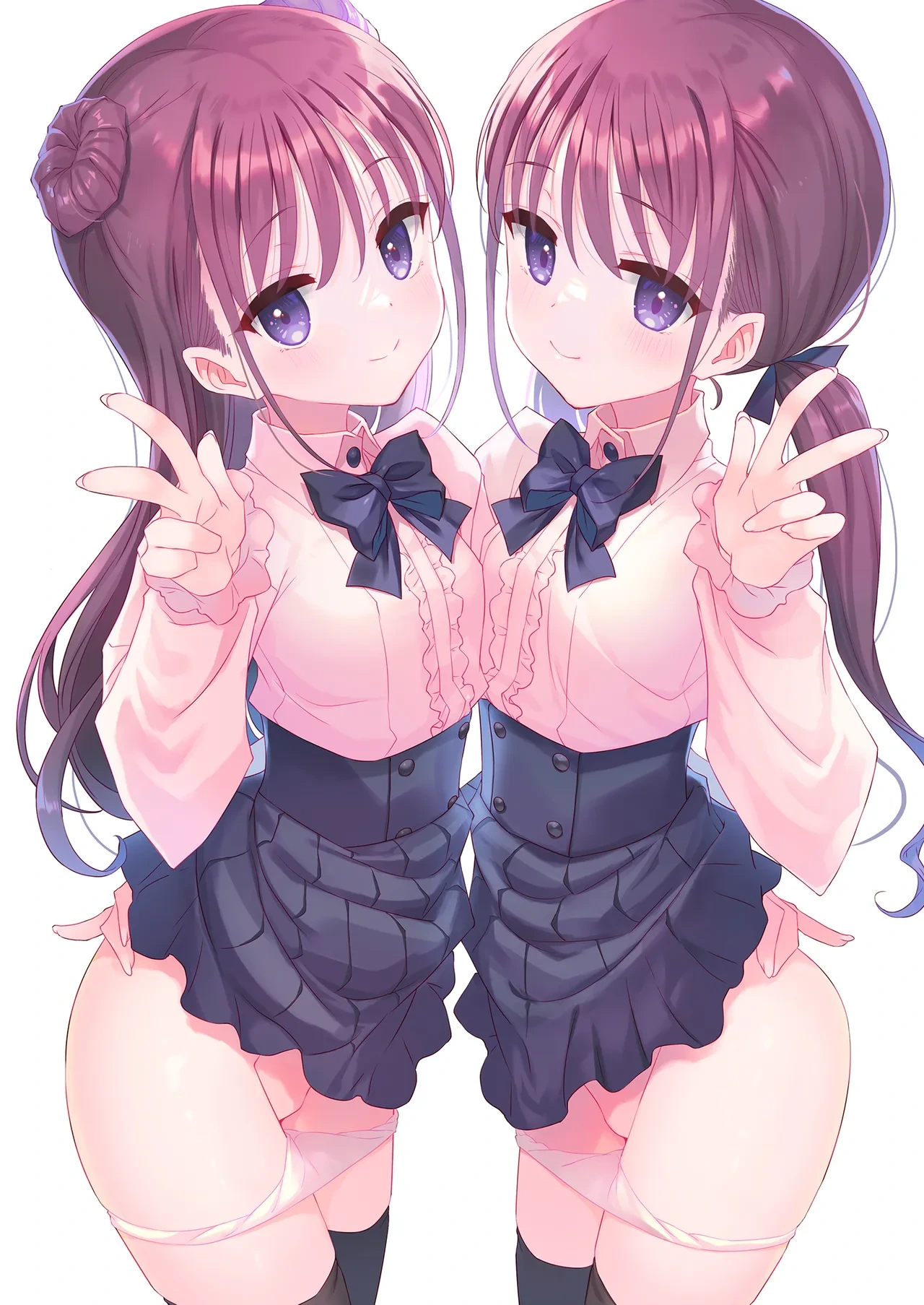 [TIES (Takei Ooki)] Futago Neet Imouto wa Seiyoku Tsuyome | 家里蹲双胞胎妹妹性欲旺盛 [Chinese] [白杨汉化组] [Digital]