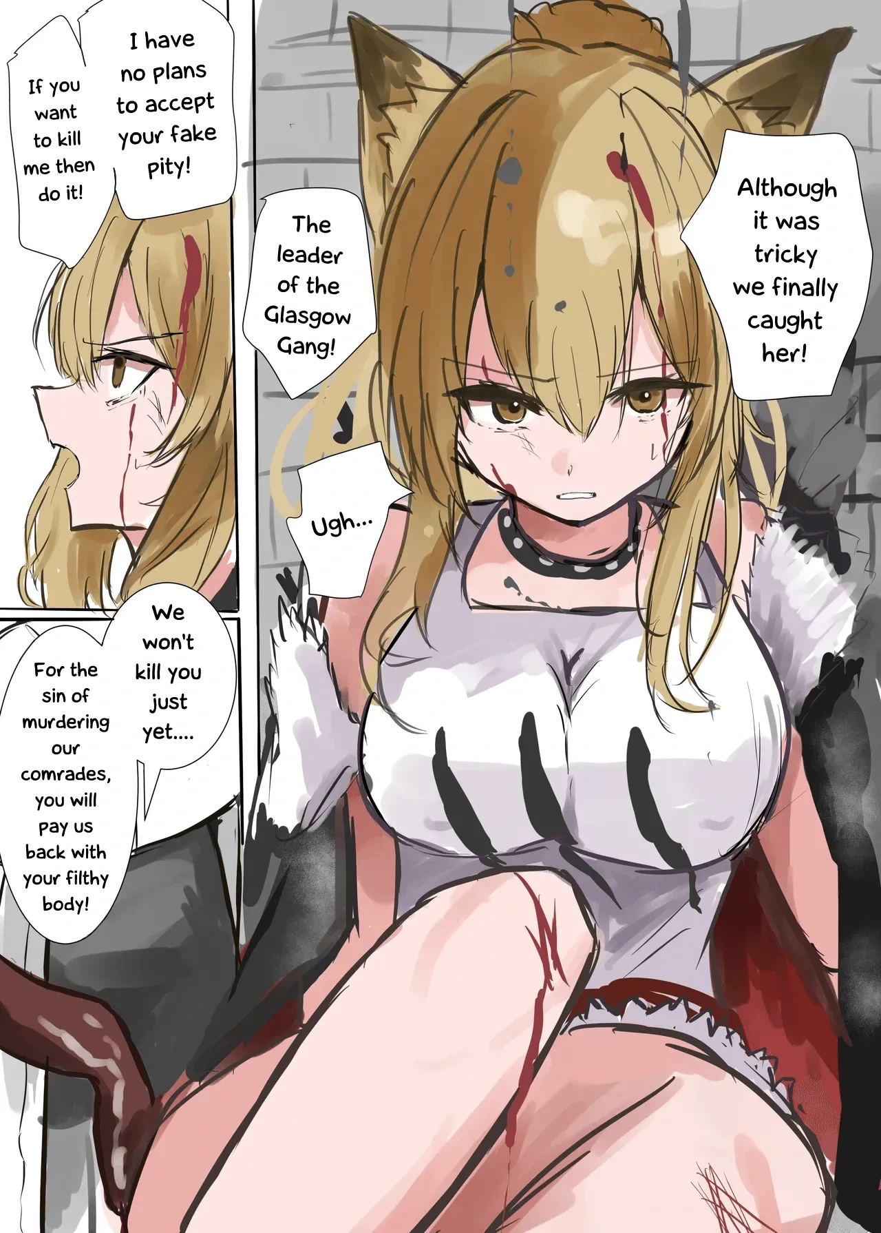 The Lion Queen's Defeat, Reduced to a Plaything for Sarkaz Tentacles (Sunaneko) (English)