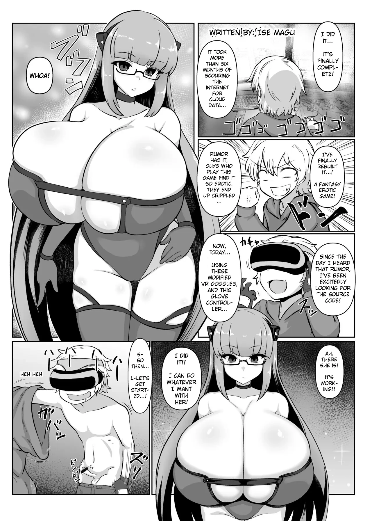 [Irojikake Matome Blog (Isemagu)] Maboroshi no VR Erogame (Paizuri Senmon Zasshi "Zettai Chichi Kyousha" Vol. 1)