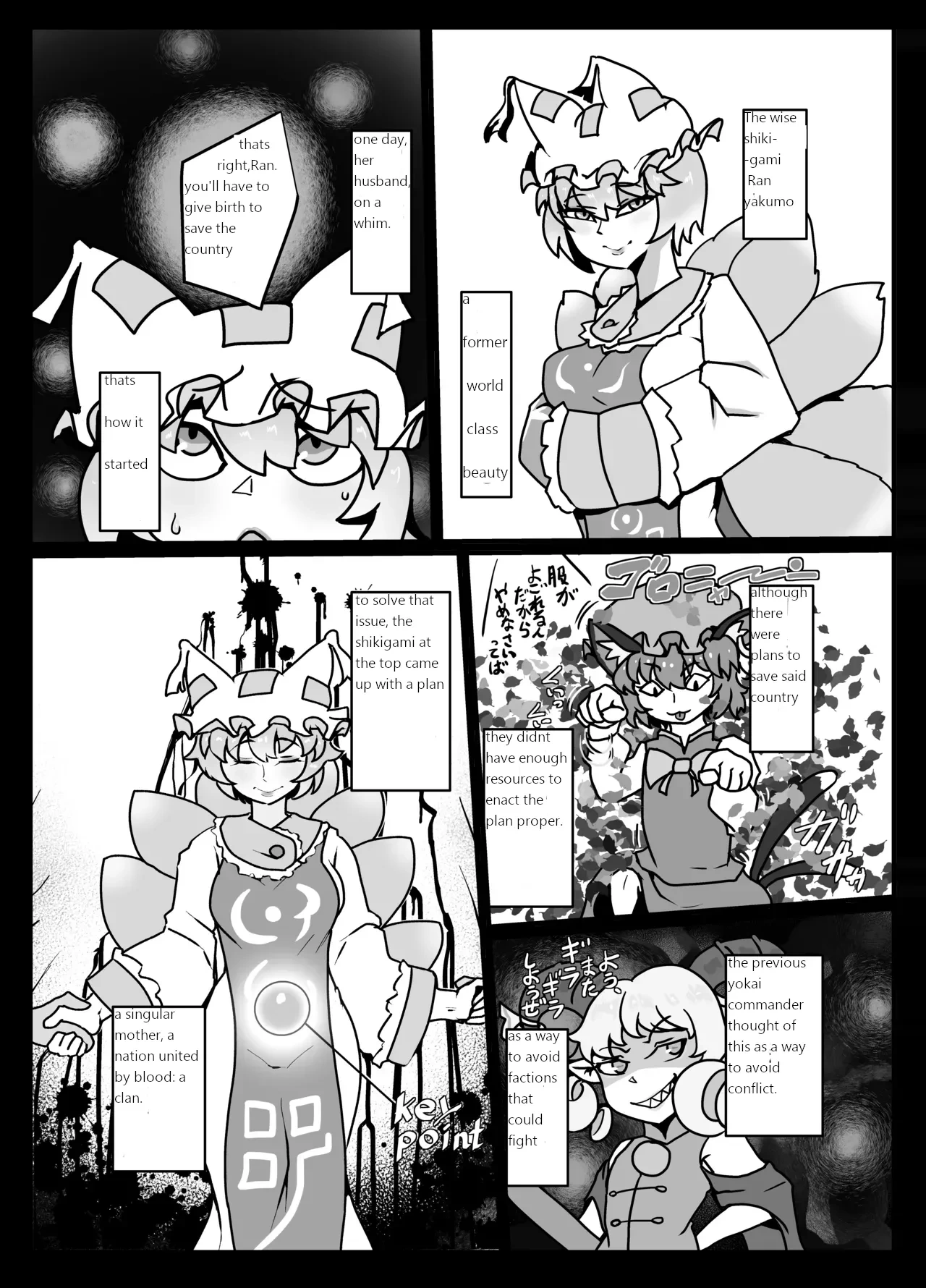 [Aiaigasa (Bangasa Bangaichi)] Kuni Umi no Keikoku | Ran's repopulation plan (Touhou Project) [English] [Digital]