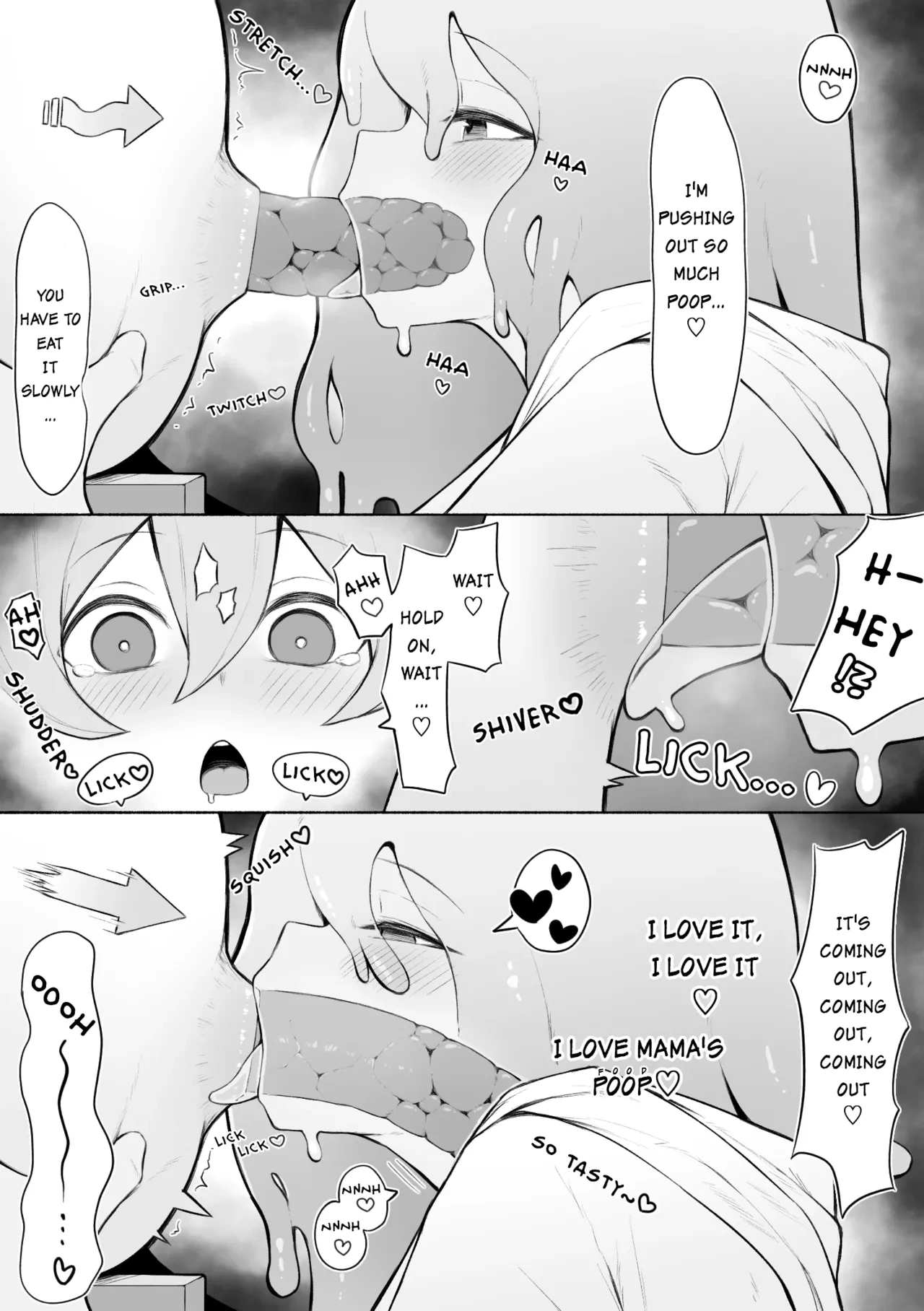 [Kakuzai] Majo no Unko o Taberu Slime Musume | The Slime Girl Who Eats the Witch’s Poop (Part 1 and 2)