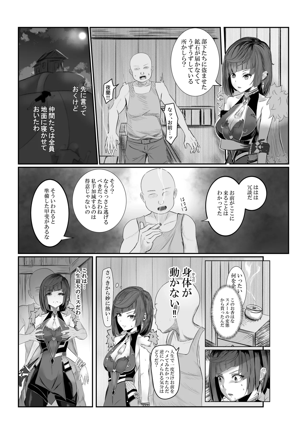 [ニジョ] 夜蘭、宝盗団に犯される (原神)