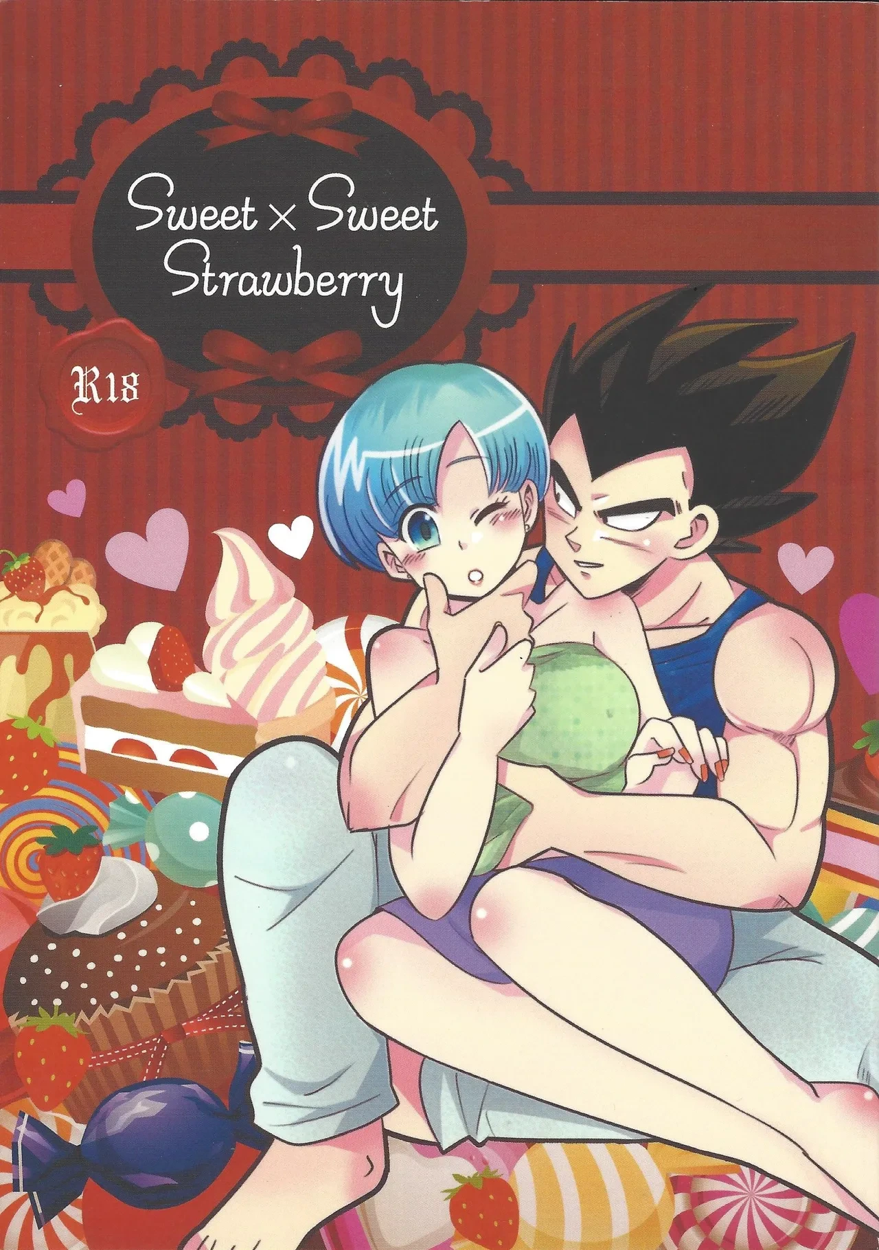 (C92) [Ichigo otome, Ichigo Sarada. (Pesogin, rikono)] Sweet×Sweet Strawberry (Dragon Ball Z)