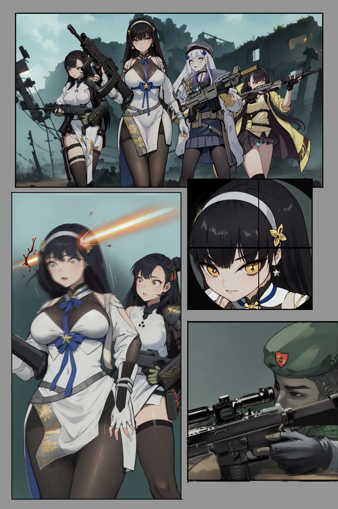 ［最初的神］少女前線 1-2（r18g）