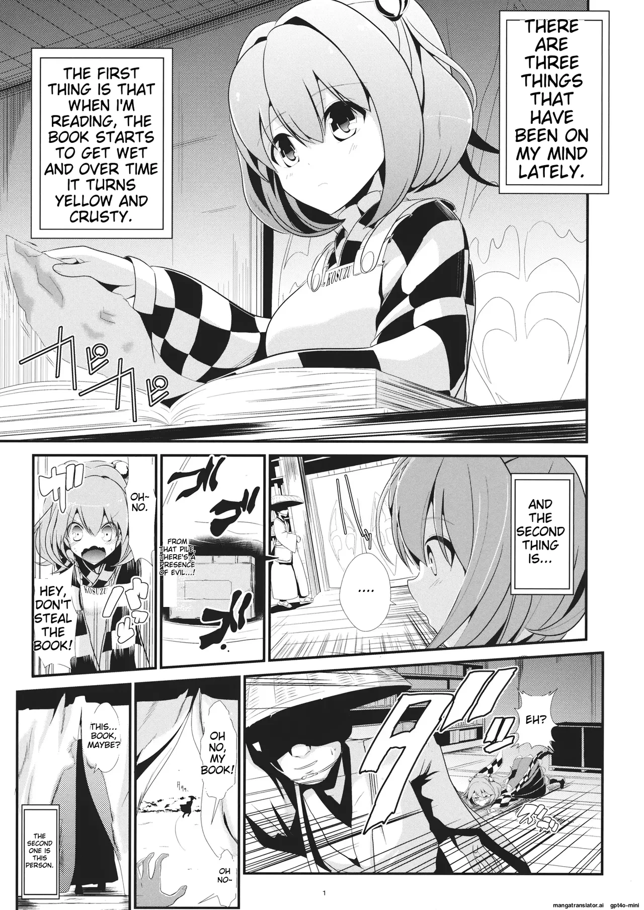 (Meikasai 8) [Haitokukan (Haitokukan)] Touhou Jikan 7 Motoori Kosuzu & Hieda no Akyuu (Touhou Project) [English]