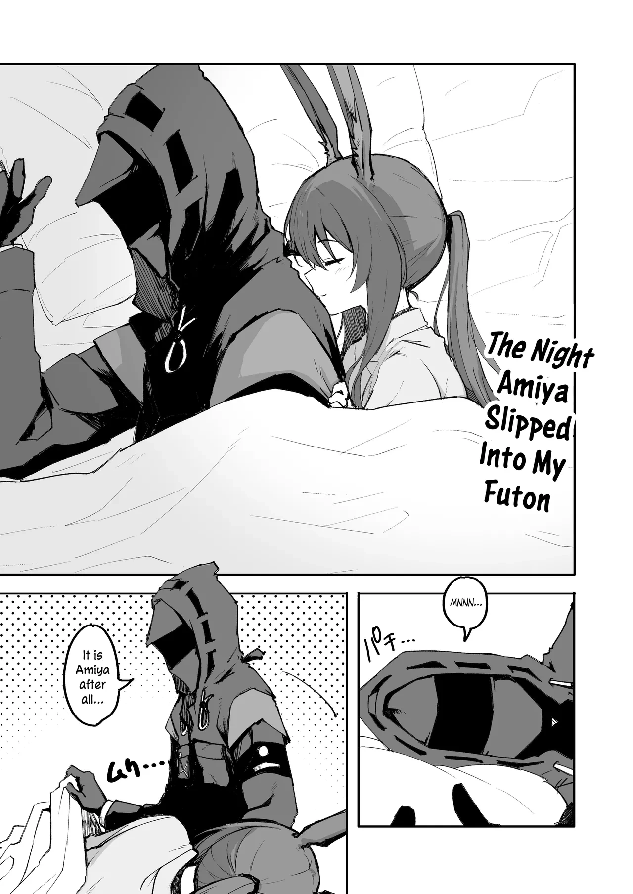 [Inukaki] Amiya ga Futon ni Haitte Kuru Hanashi. | The Night Amiya Slipped Into My Futon. (Arknights) [English] [DKKMD Translations]