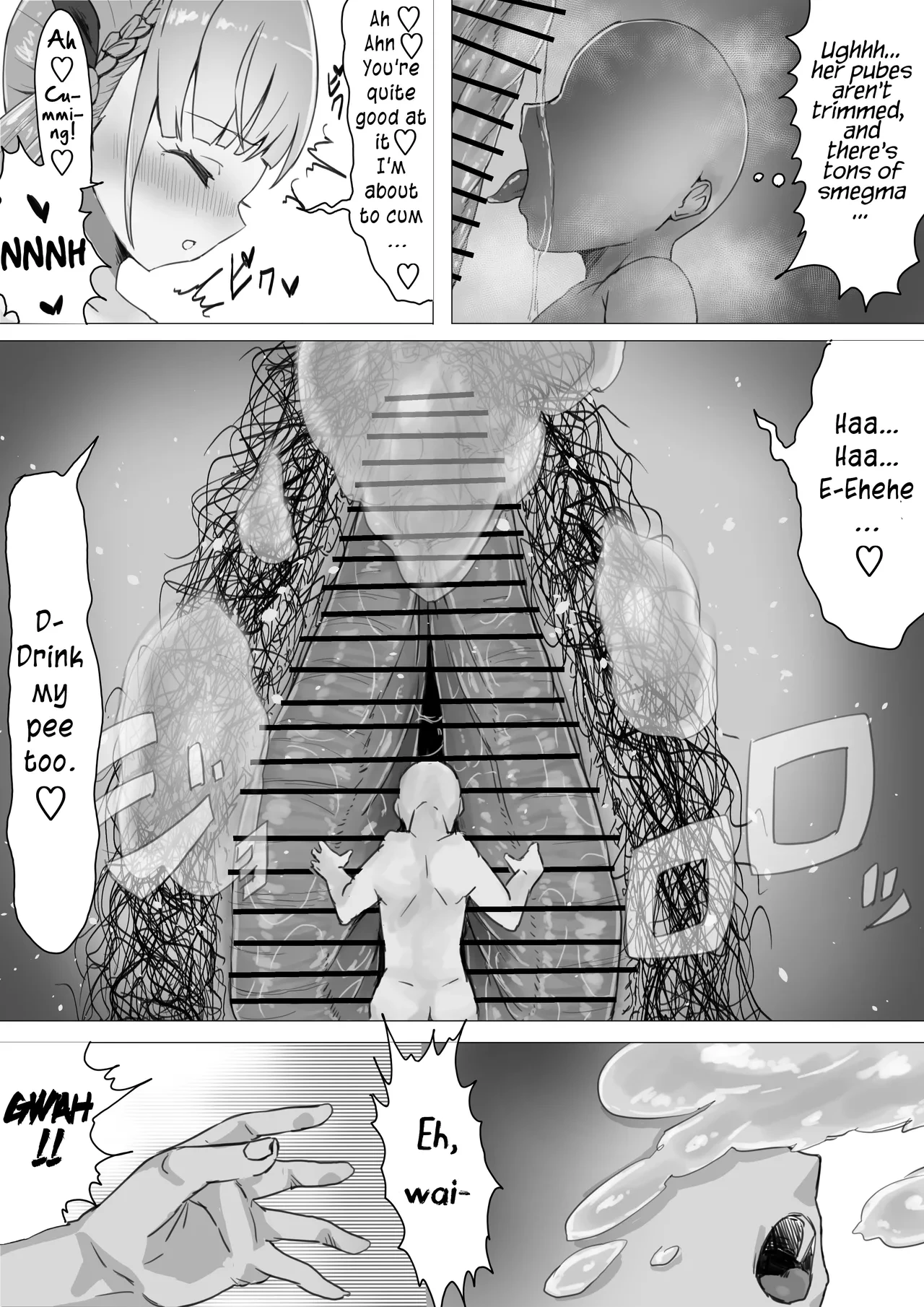 [Kurotani Crowa] Minato Aqua Size Fetish Manga [English]