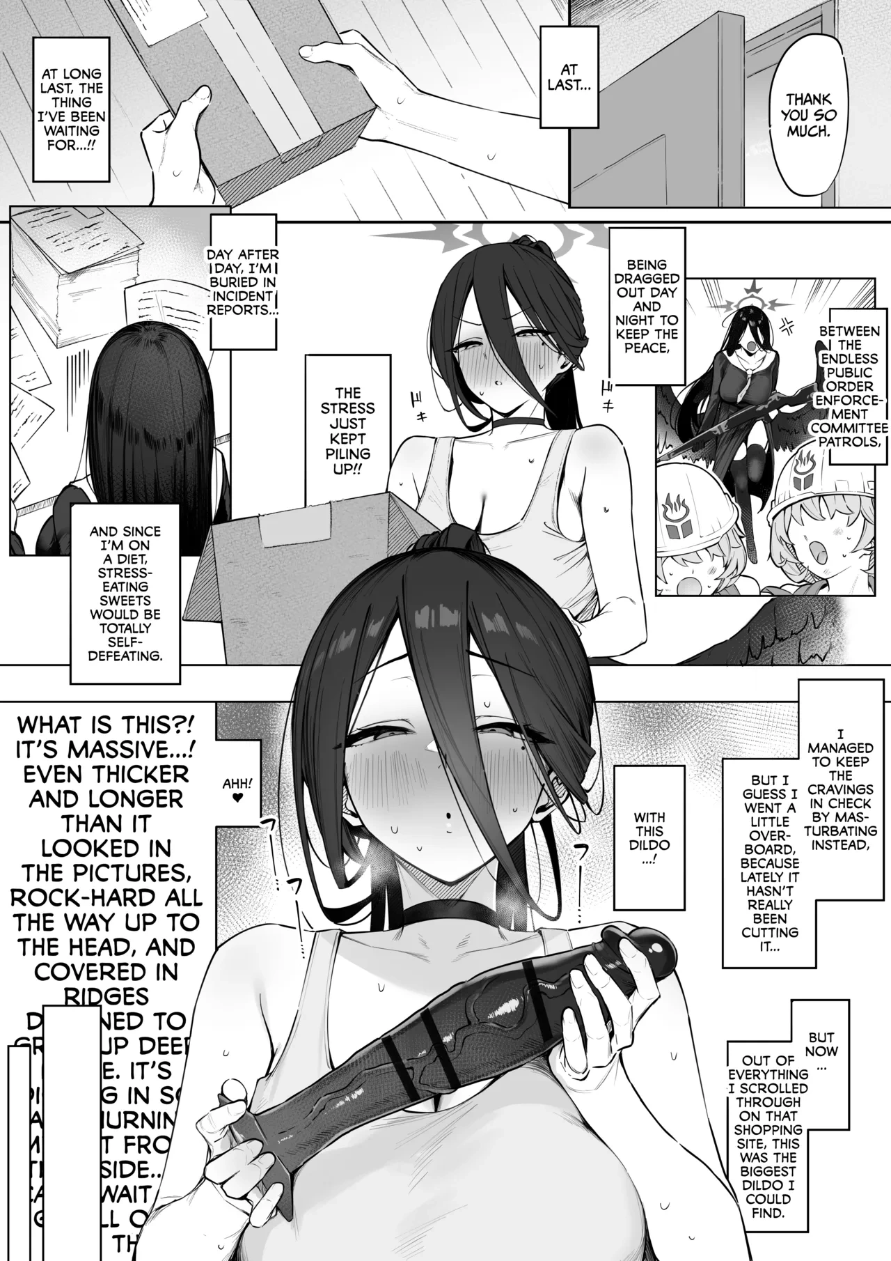 [Almondman] Hasumi-san no Kyuujitsu Onanie (Blue Archive) [English] [CulturedCommissions]
